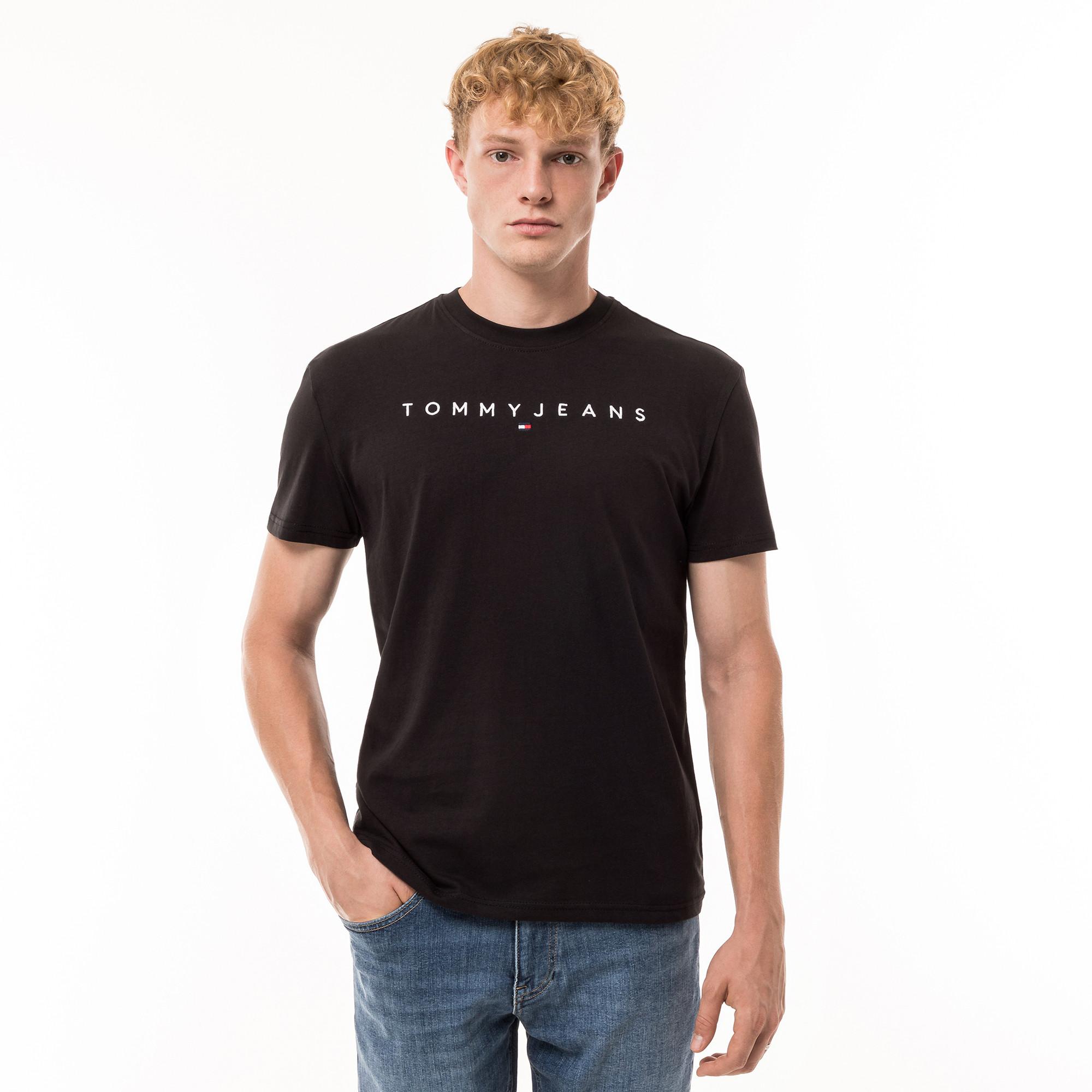 TOMMY JEANS T-Shirt mit aufgesticktem Logo