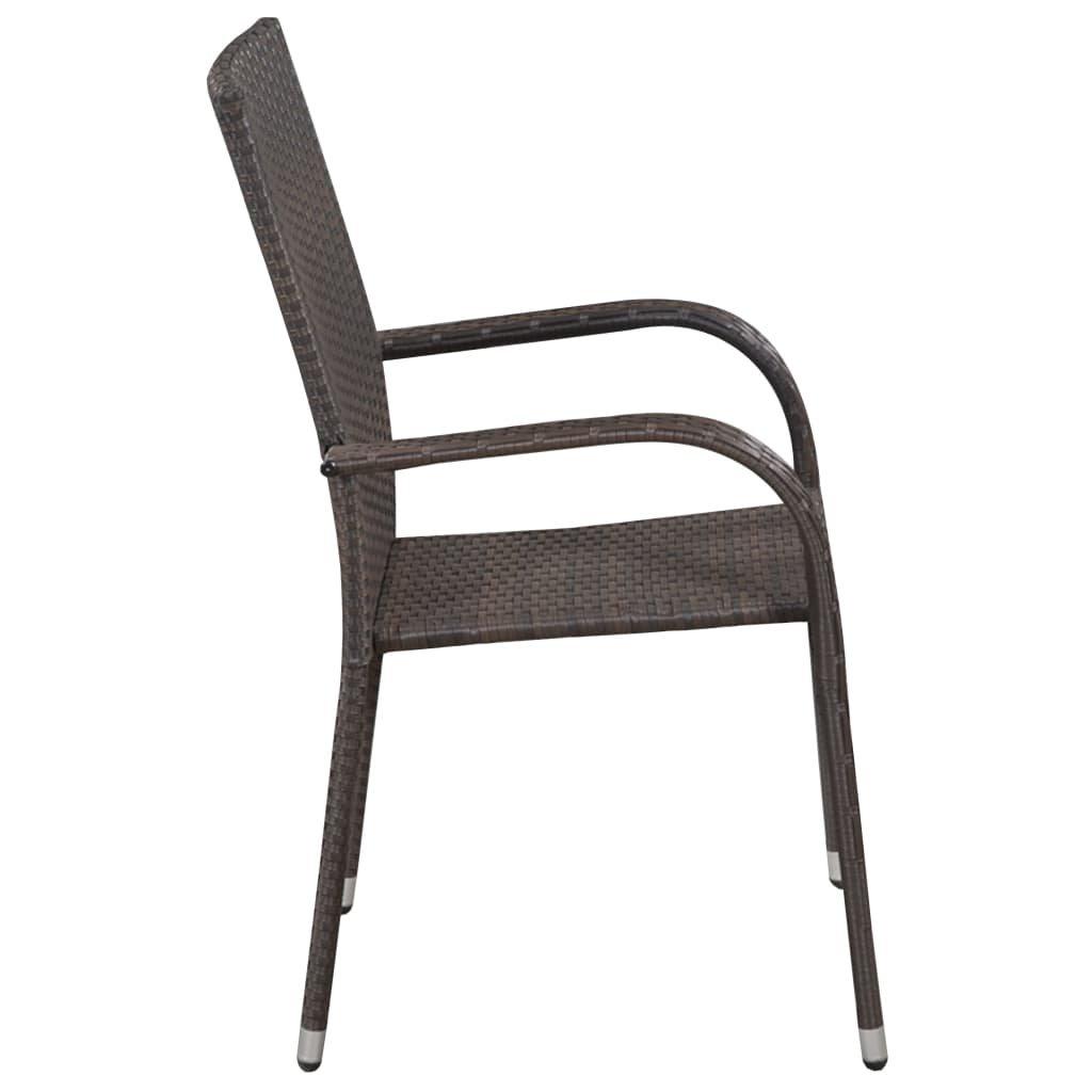 VidaXL Garten essgruppe poly-rattan