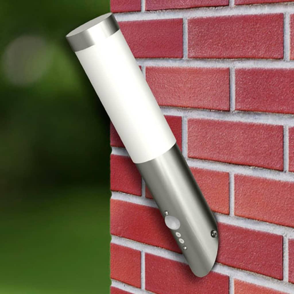VidaXL Wandlampe edelstahl