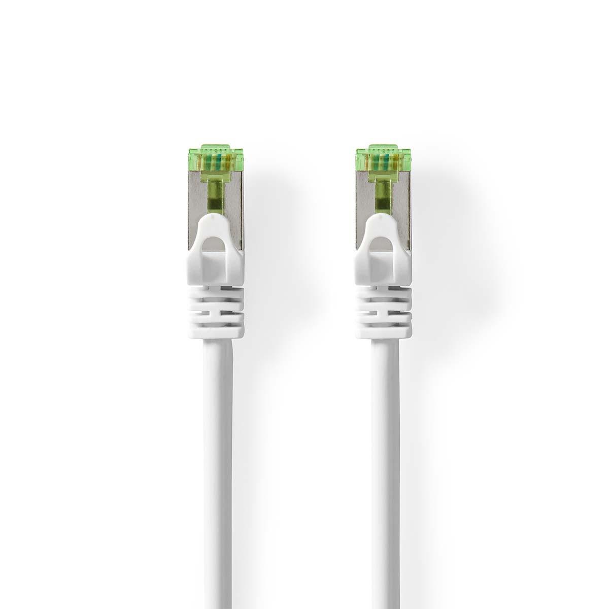Nedis CAT7 Netzwerkkabel | S/FTP | RJ45 Stecker | RJ45 Stecker | 3,00 m | Snagless | Rund | LSZH | Weiß | Box