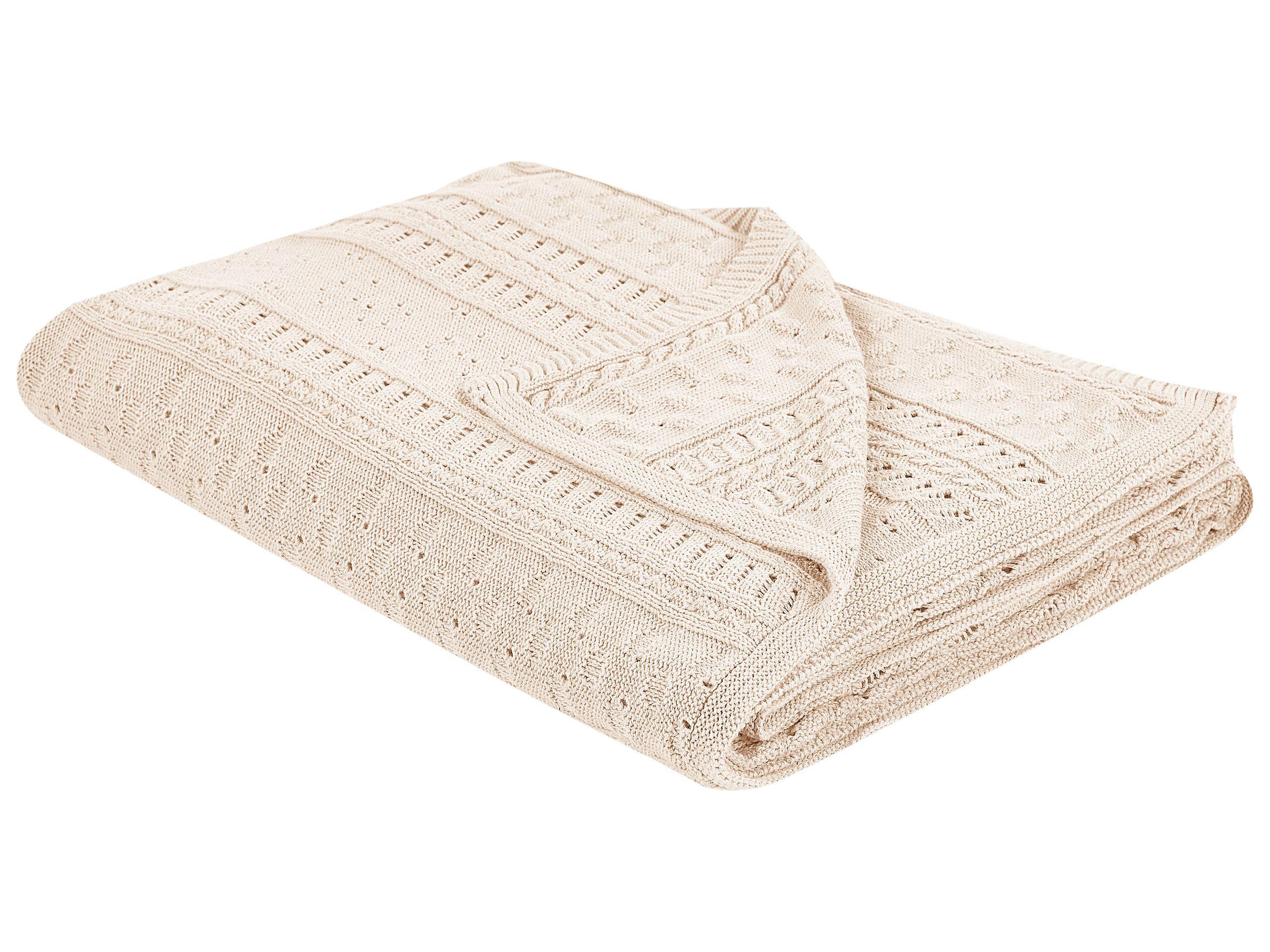 Beliani Tagesdecke aus Baumwolle DAULET