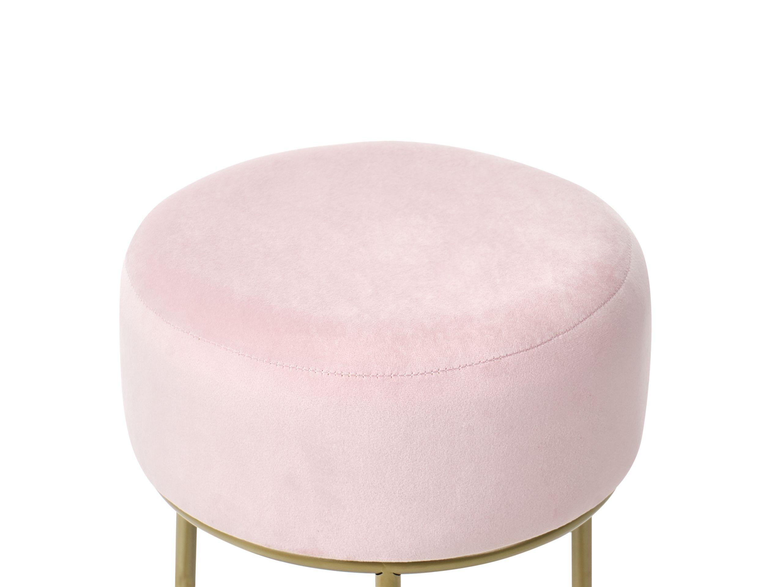 Beliani Hocker aus Samtstoff Modern DELCO