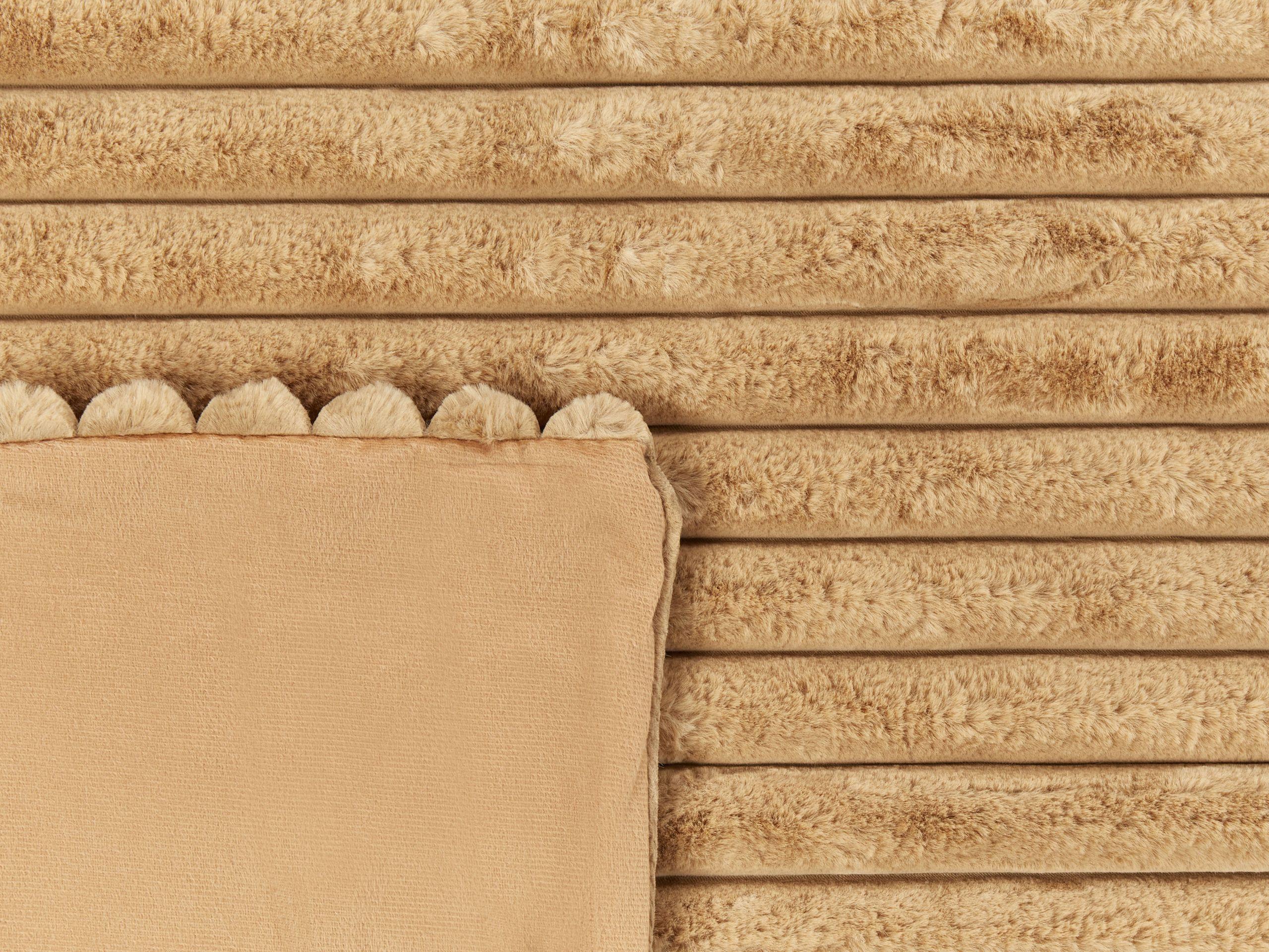 Beliani Tagesdecke aus Webpelz Modern RAKYA