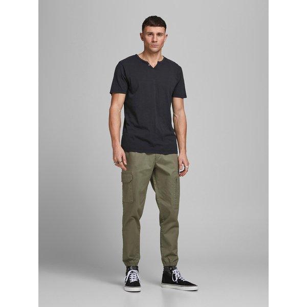 JACK & JONES JJESPLIT Neck Tee Kurzarm T-Shirt