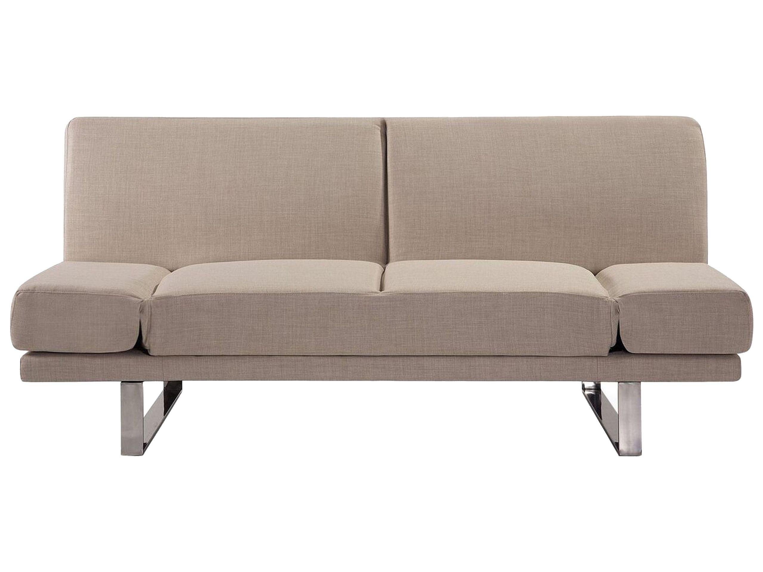 Beliani Schlafsofa aus Polyester Skandinavisch YORK