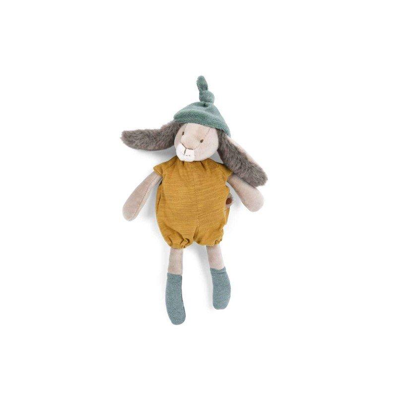 Moulin Roty Kleines Plüschtier Kaninchen ocker Trois Petits Lapins