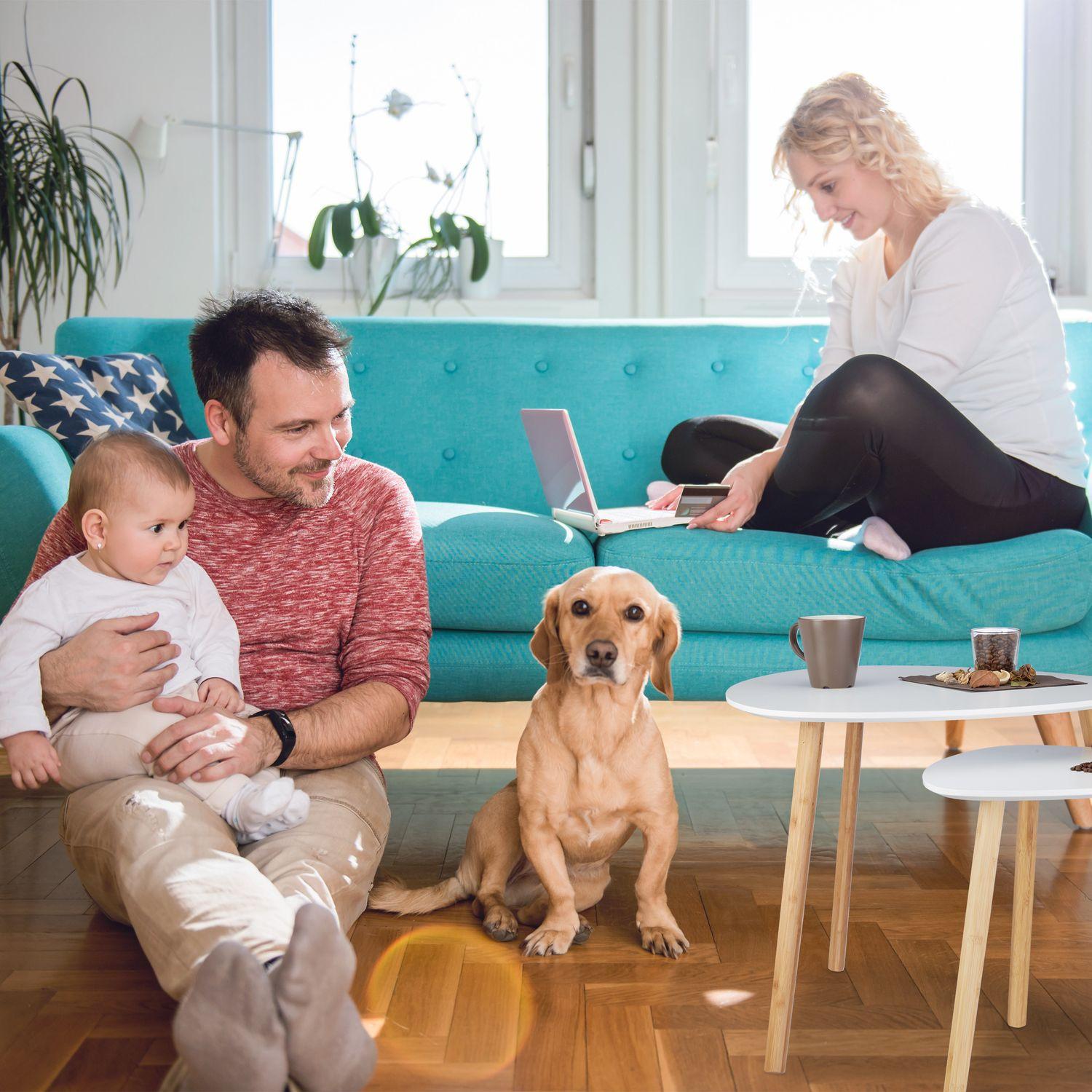 B2X Esstisch 2er Set im skandinavischen Design