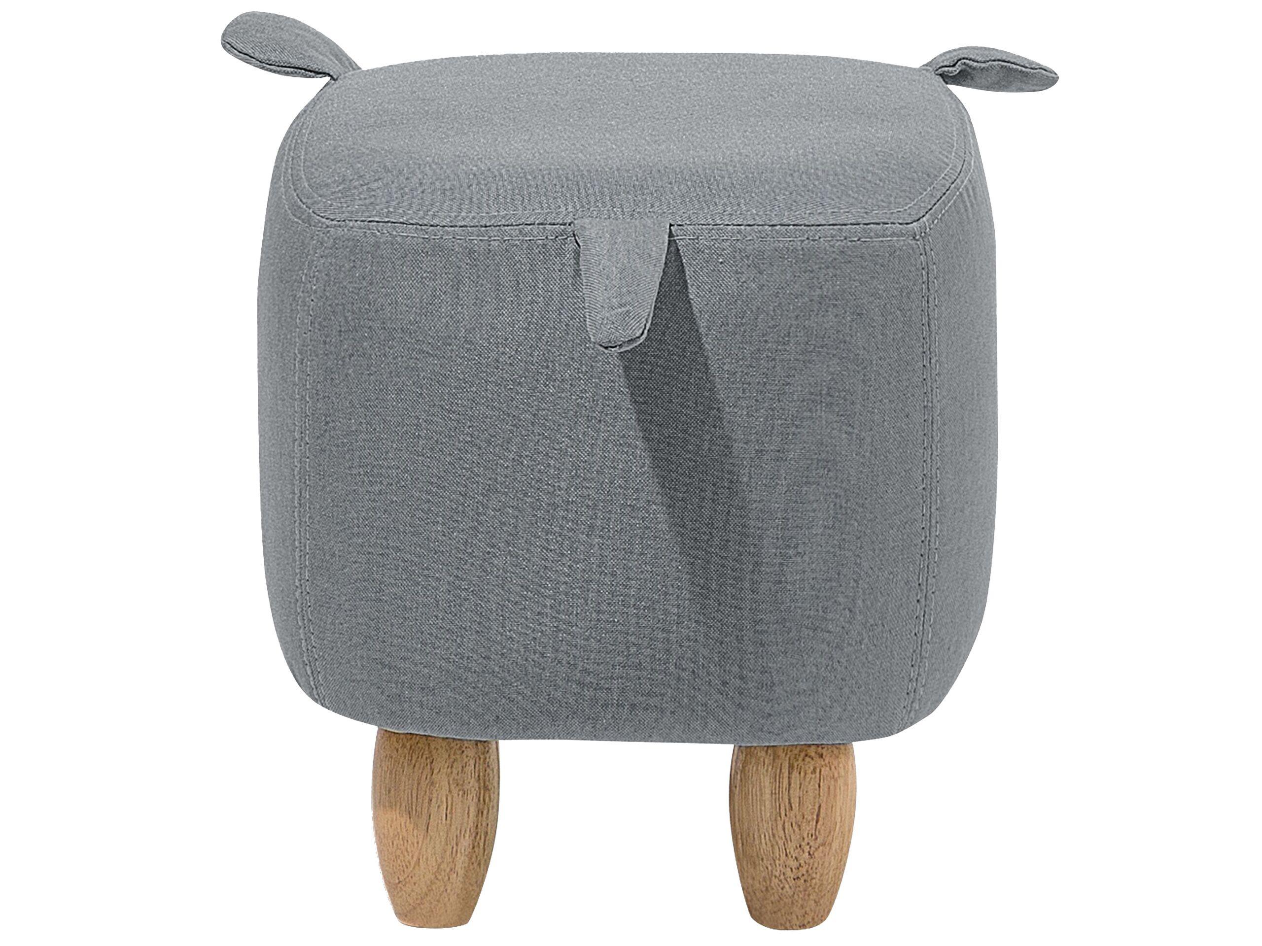 Beliani Tierhocker aus Polyester Modern PIGGY