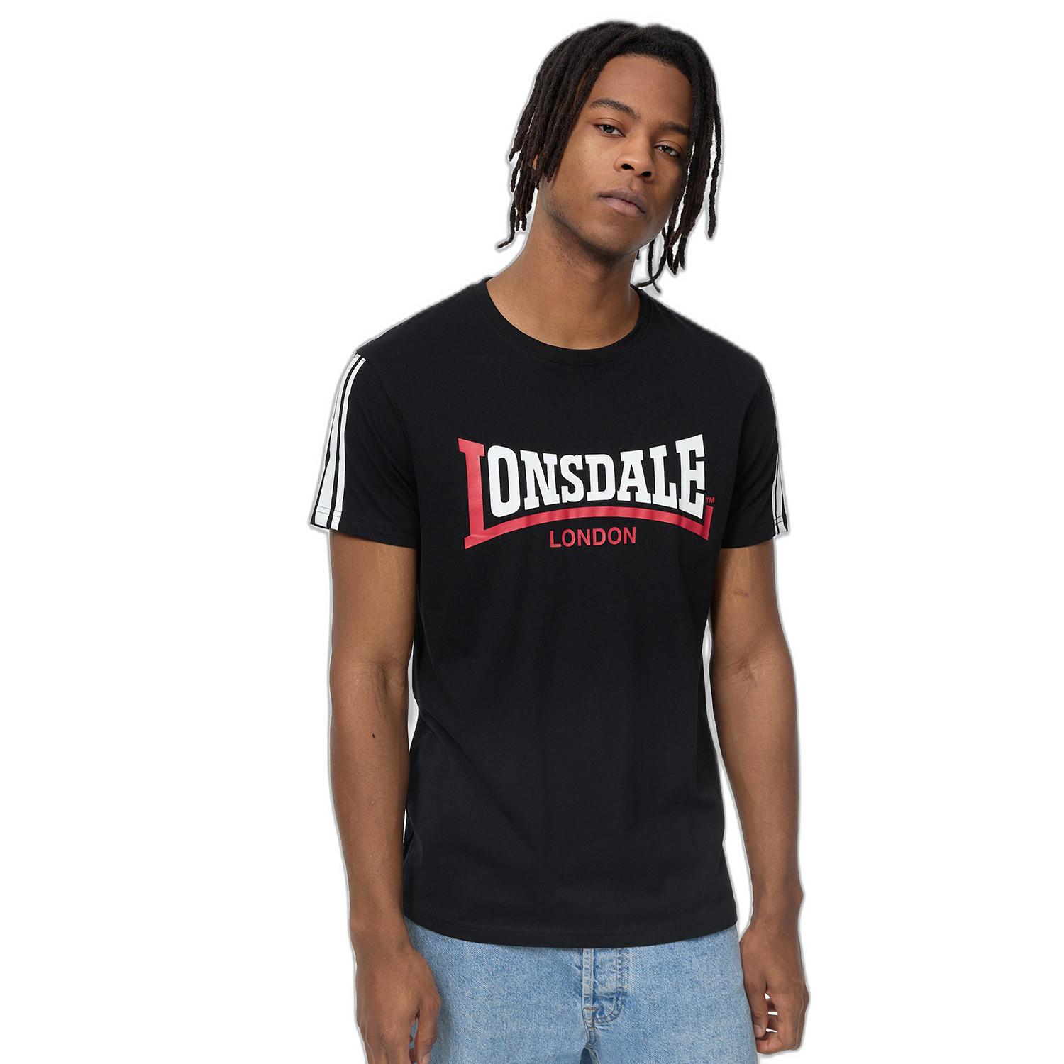 LONSDALE Elphin Regular Fit T-Shirt mit Logo und Streifen