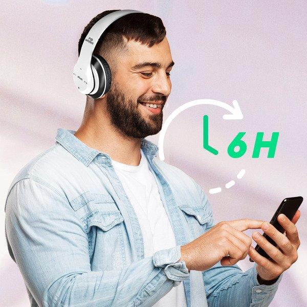 Avizar Bluetooth-Headset - Weiß