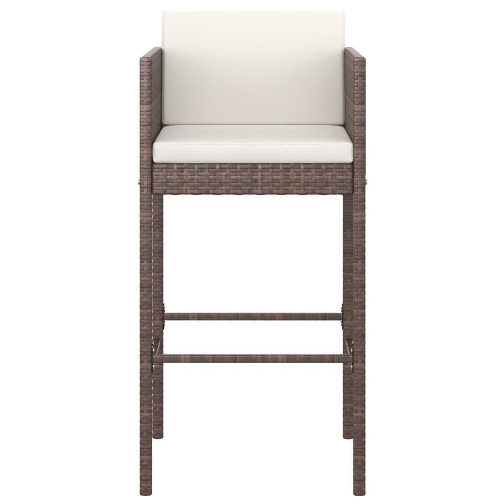 VidaXL Barhocker poly-rattan