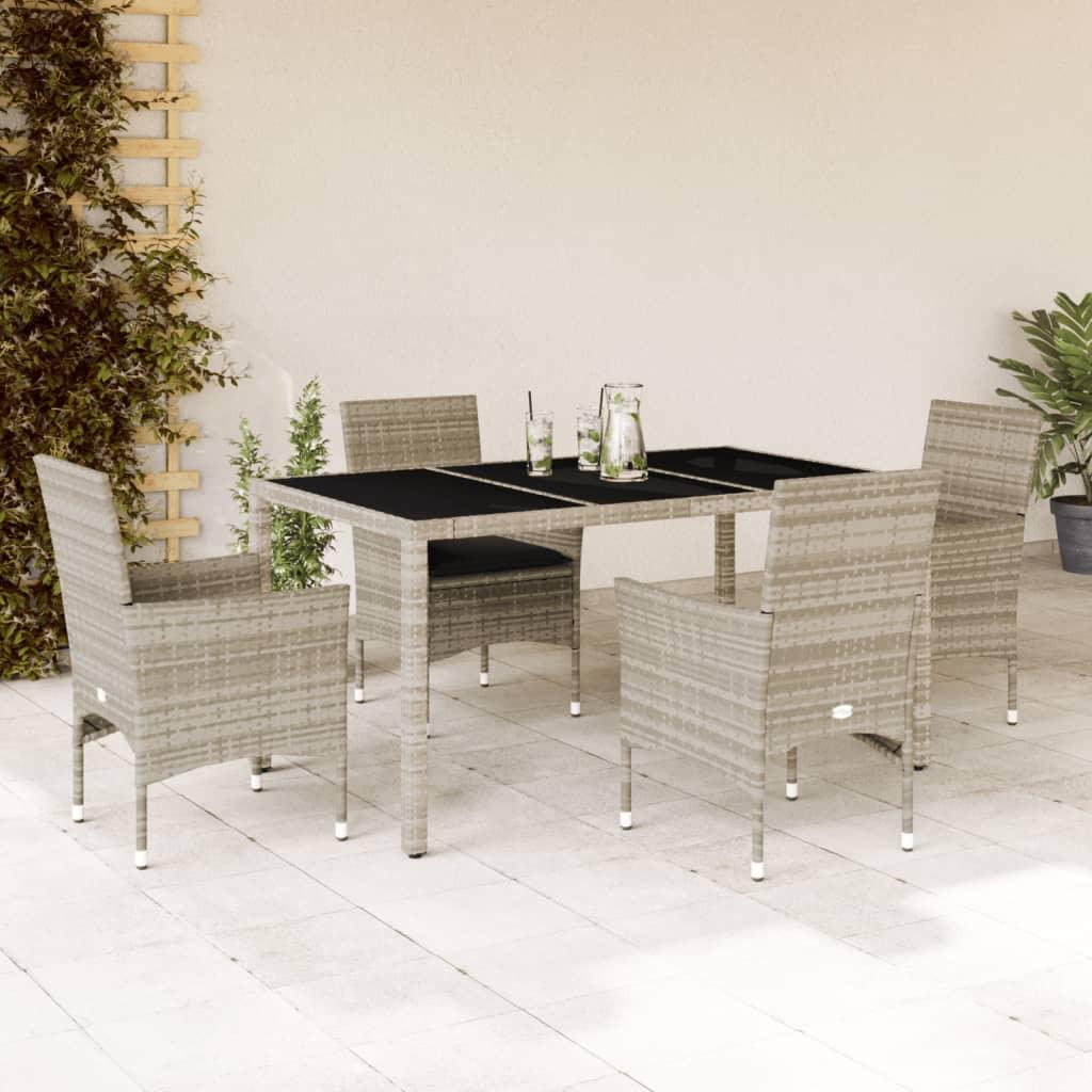VidaXL Garten essgruppe poly-rattan
