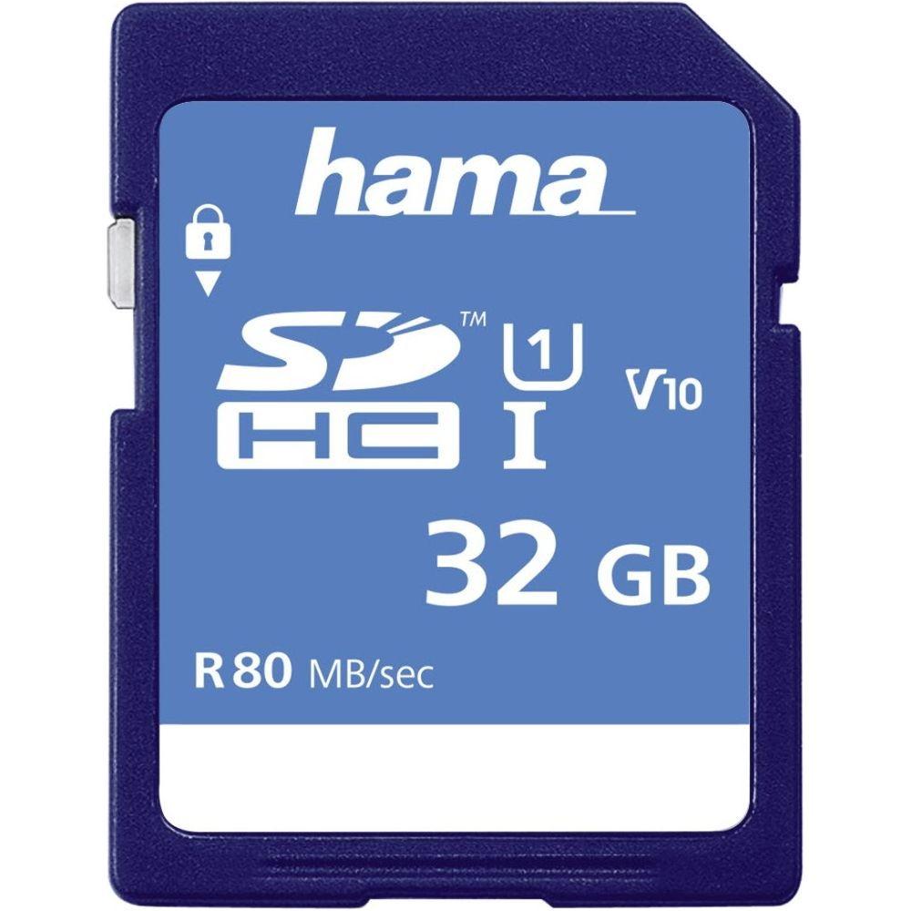 hama SDHC 32GB 124135 Class 10 UHS-I 80MB/S
