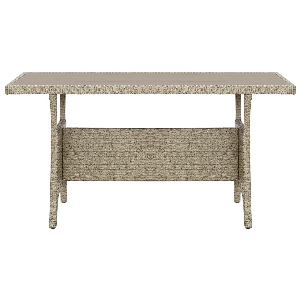 VidaXL Gartentisch poly-rattan