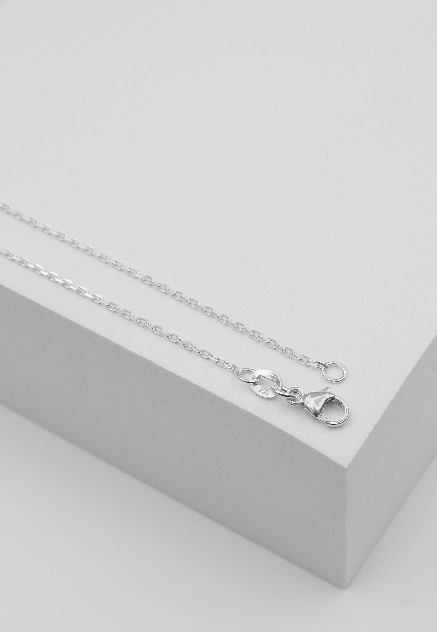 MUAU Schmuck Collier Anker Weissgold 750, 1.4mm, 42cm
