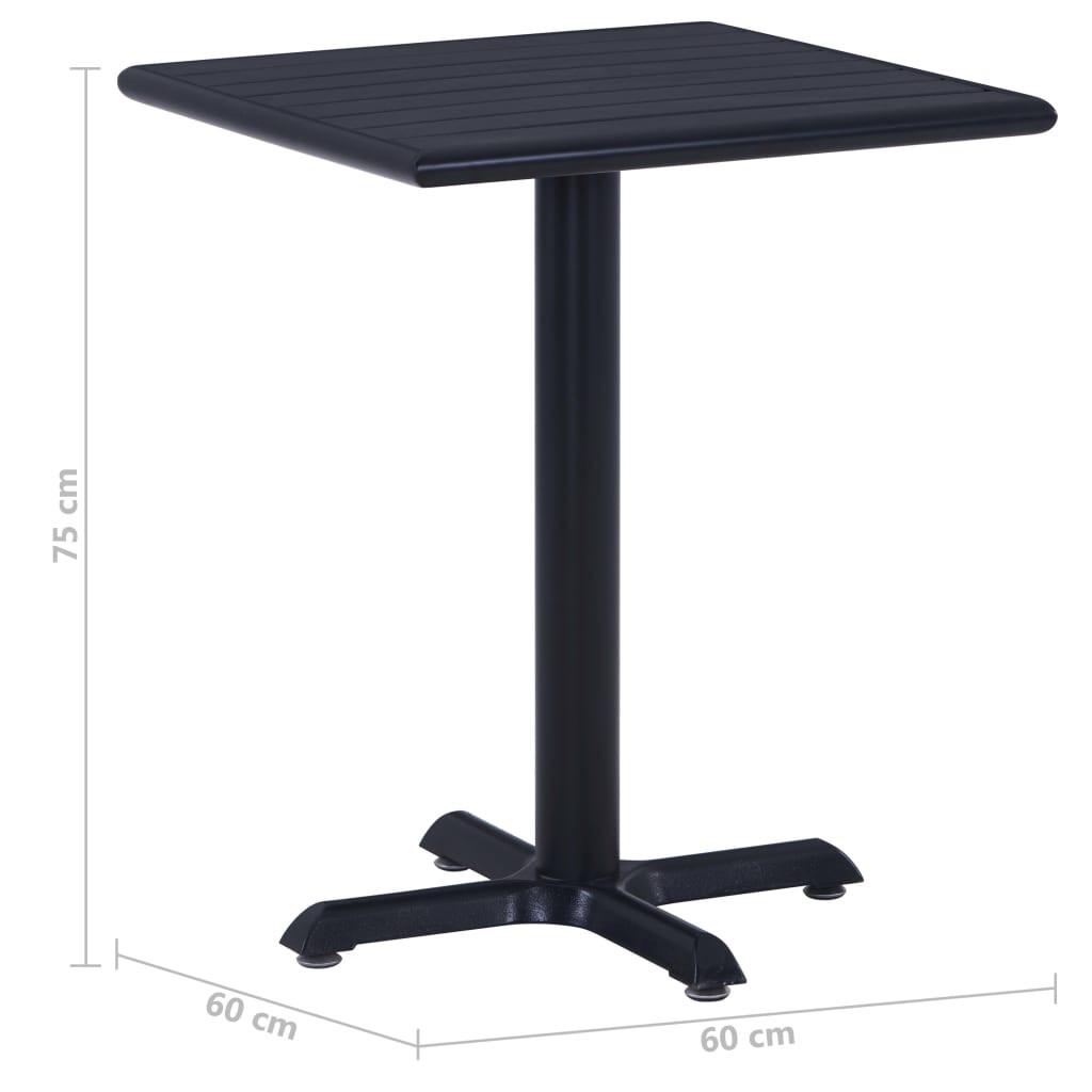VidaXL Gartentisch metall
