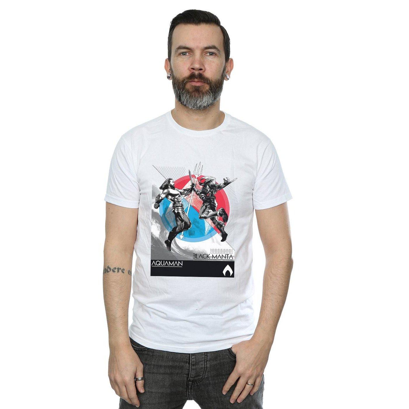 DC COMICS Aquaman Black Manta Grafik Print T-Shirt