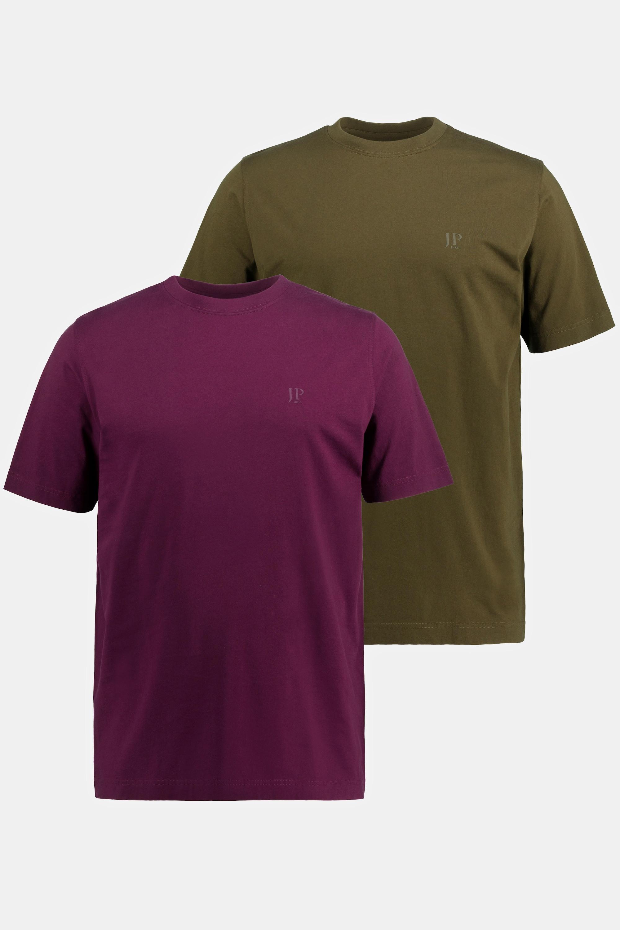 JP1880 Basic Rundhals T-Shirts 2er-Pack