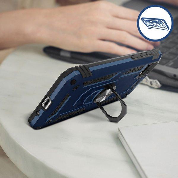 Avizar Stoßfeste Hülle Huawei Y5p Dunkelblau