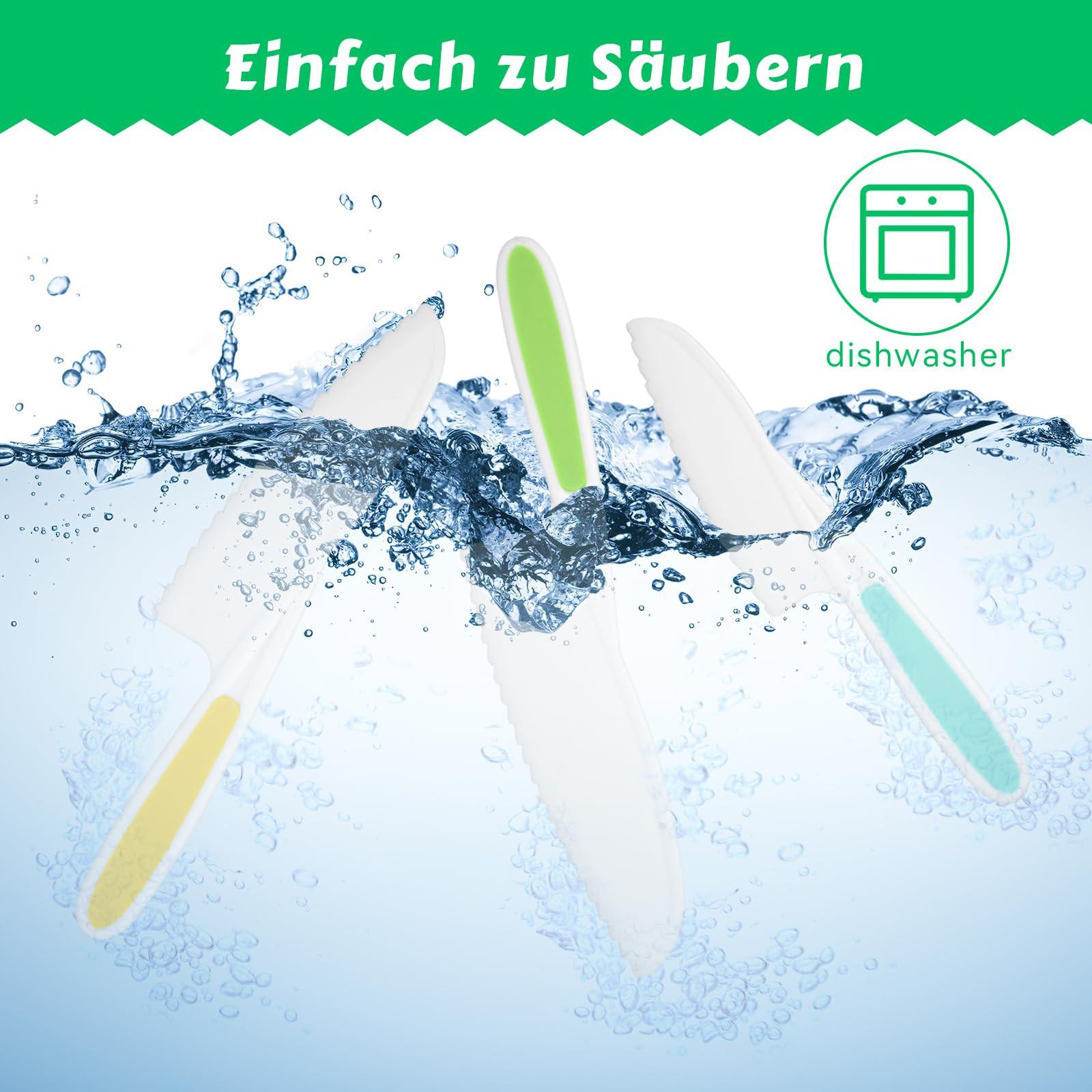 Activity-board Kindermesser, 3-teilig, mit Wellenschliff Kindersicherheitskochmesser