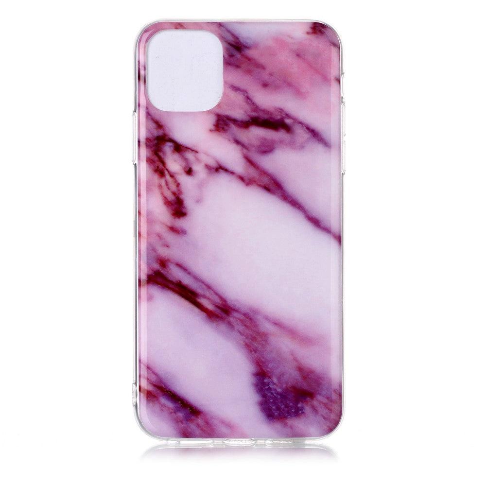 Cover-Discount iPhone 11 Pro Max - Softes Silikon Gummi Case Pink Marble