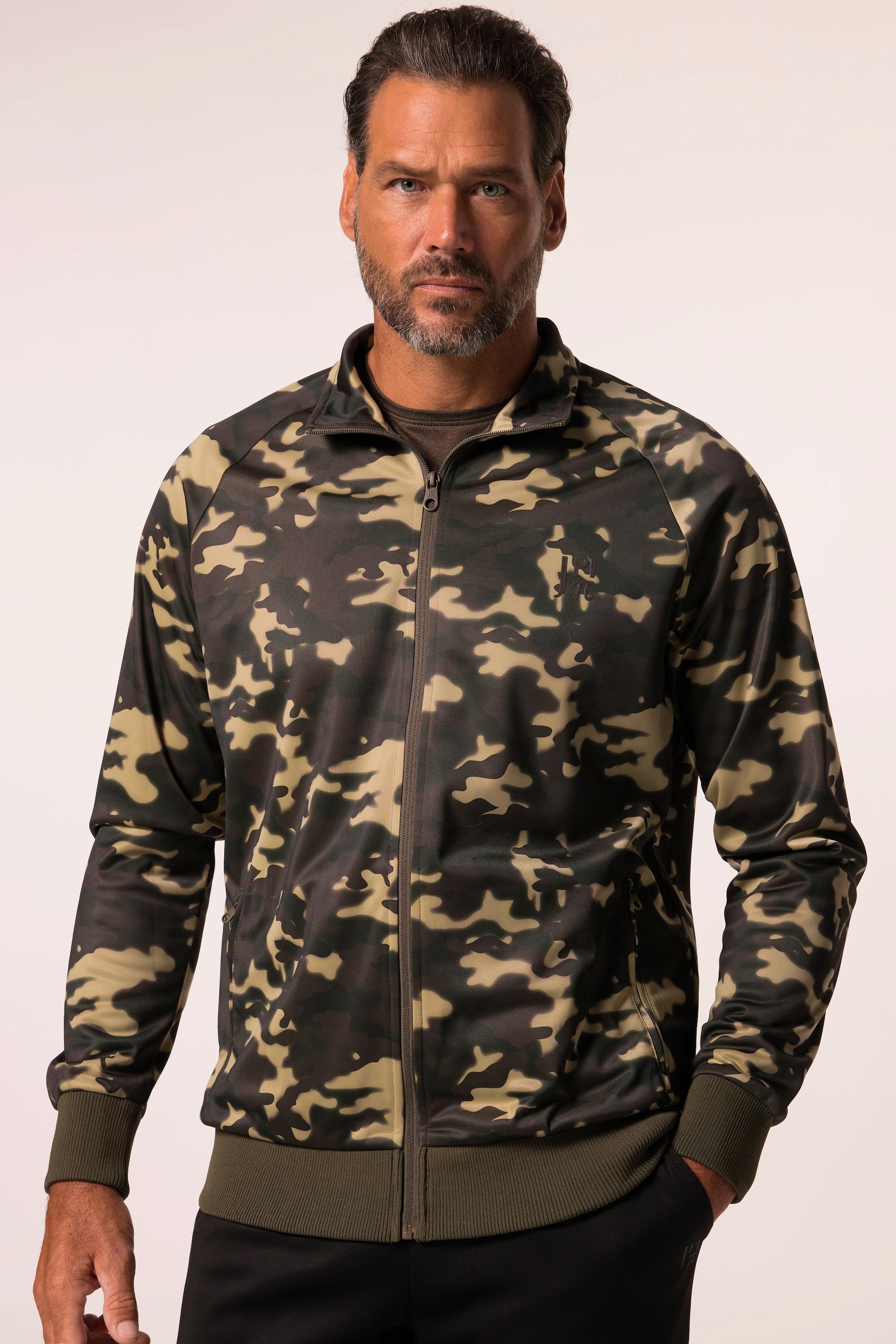JP1880 Funktions-Trainingsjacke, Fitness, atmungsaktiv, Camouflage, bis 7 XL