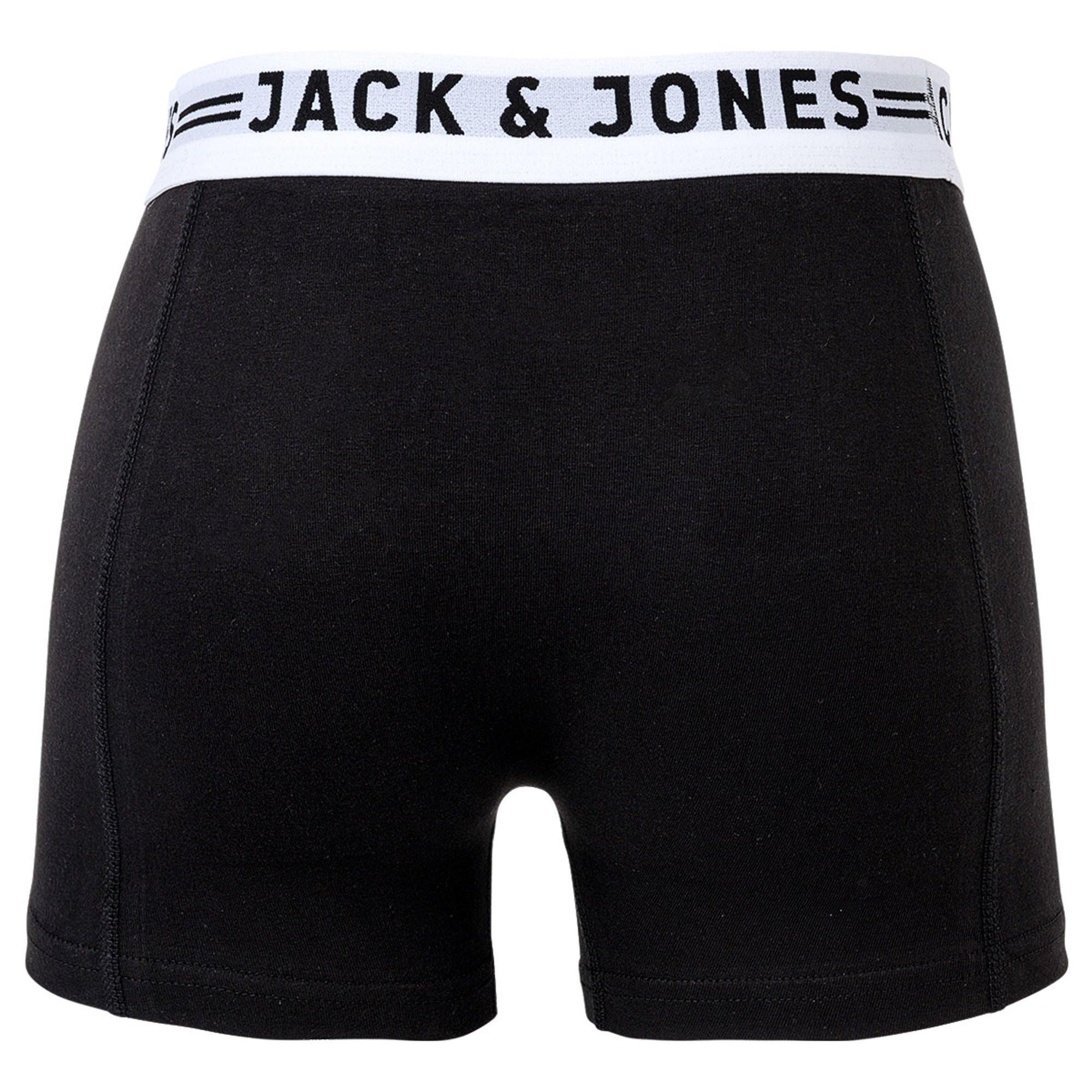 JACK & JONES Boxershort Stretch-SENSE TRUNKS 3 PACK