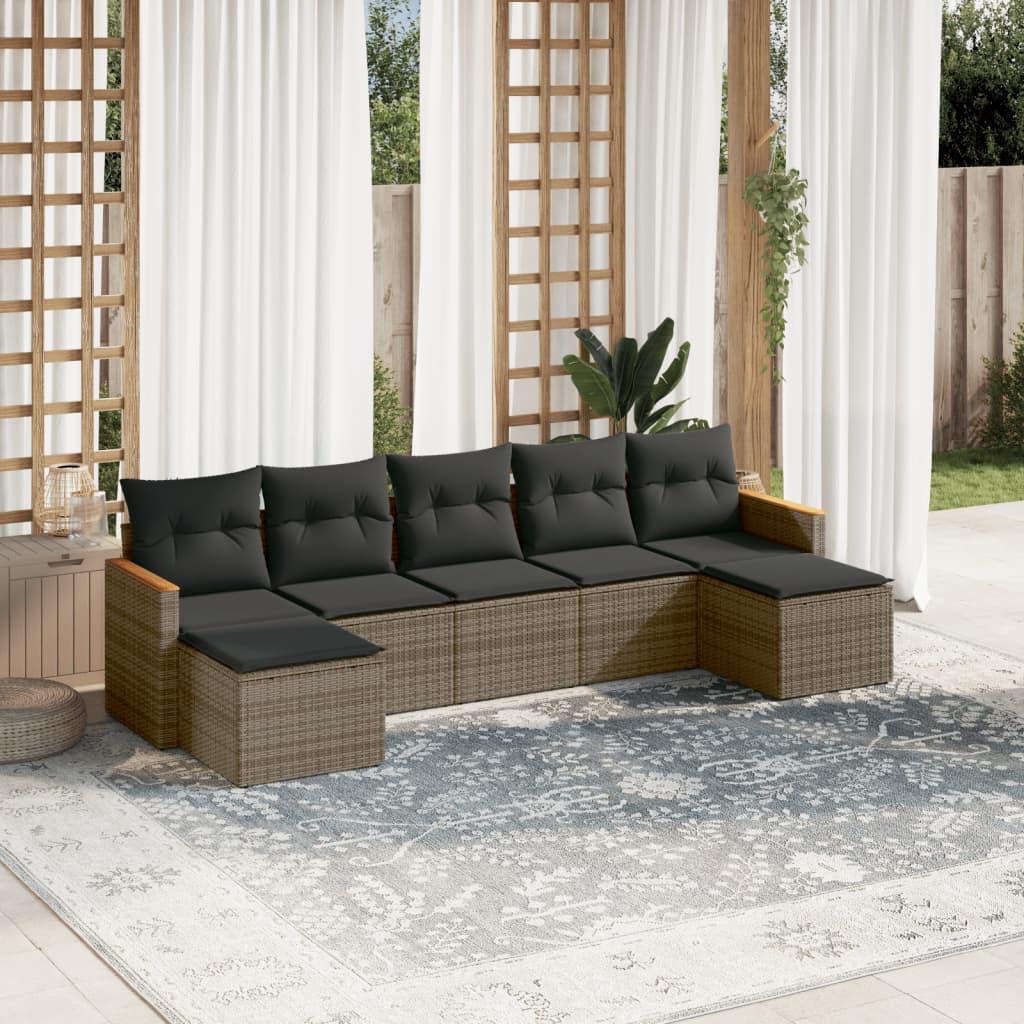 VidaXL Garten sofagarnitur poly-rattan