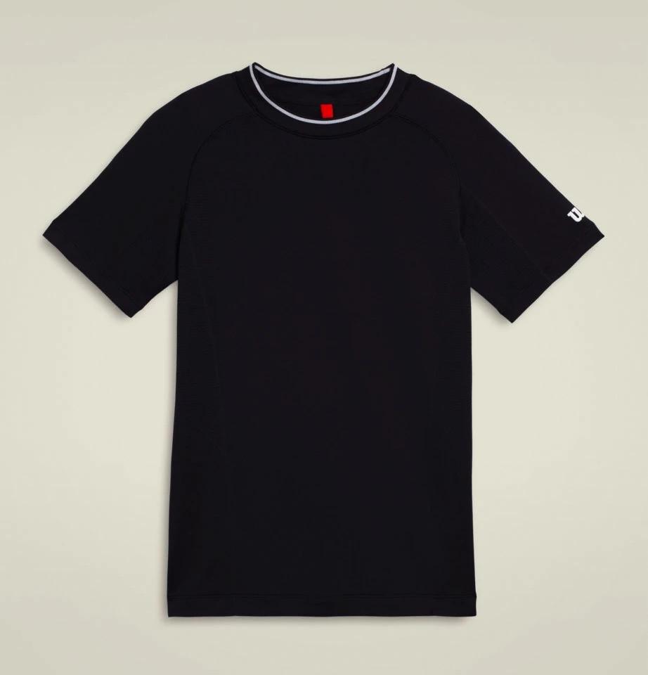 Wilson Team Seamless Crew Jungen Schwarz