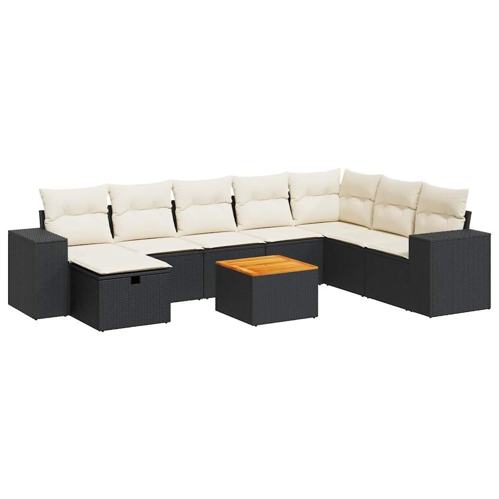 VidaXL Gartensofa set poly-rattan
