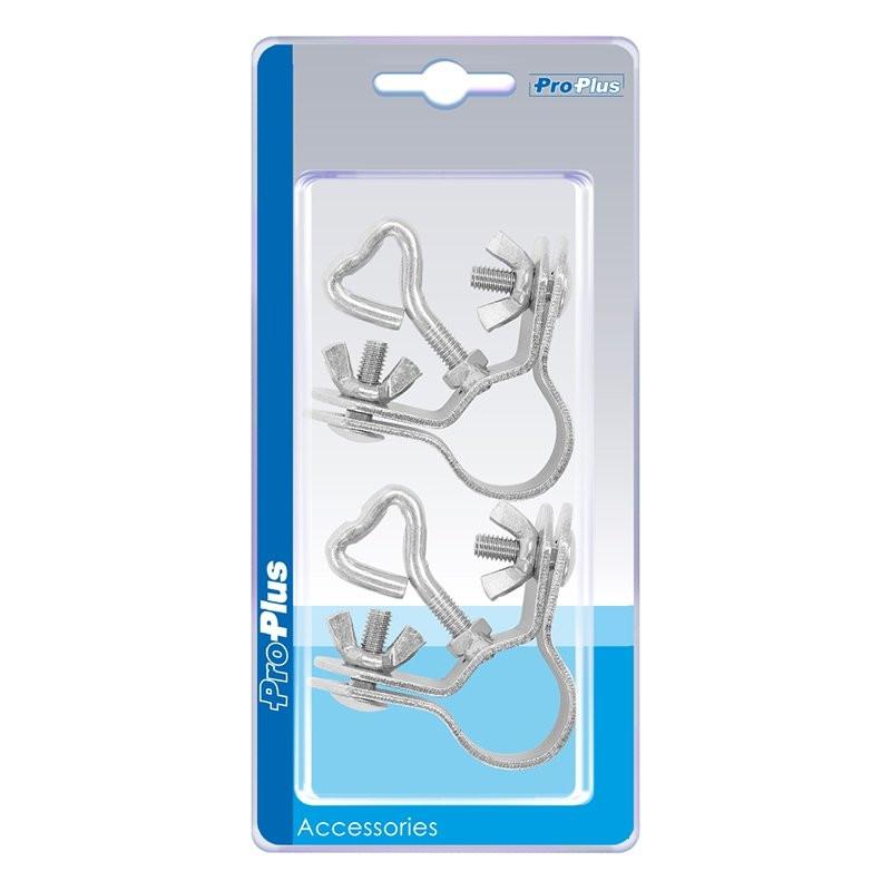 Pricenet Zeltstangenklemmenecke 22-25 mm, 2 Stück im Blister