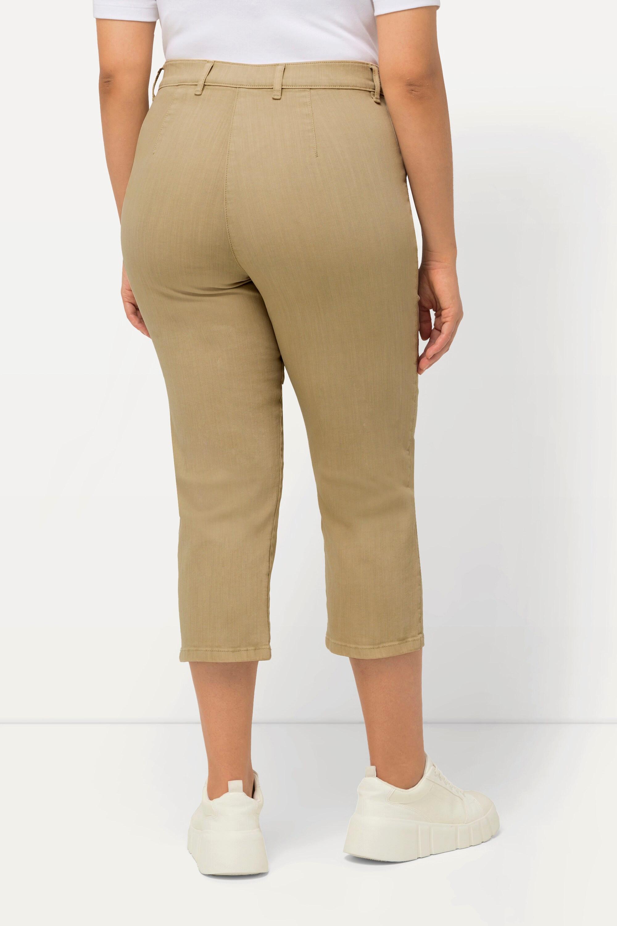 Ulla Popken Mony 7/8 Stretchhose mit Zipptaschen