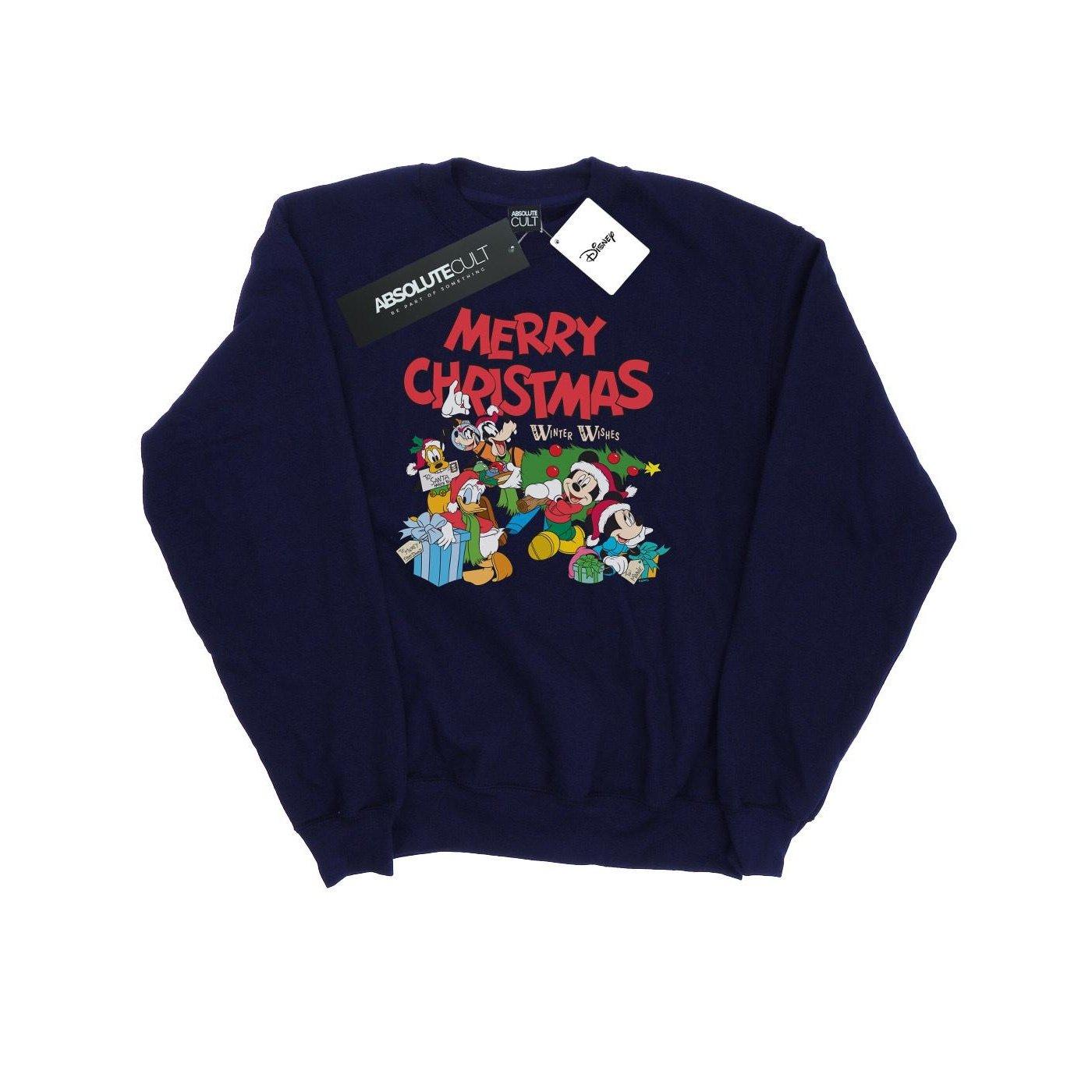 Disney Mickey Mouse And FriendsWinter Wishes Sweatshirt