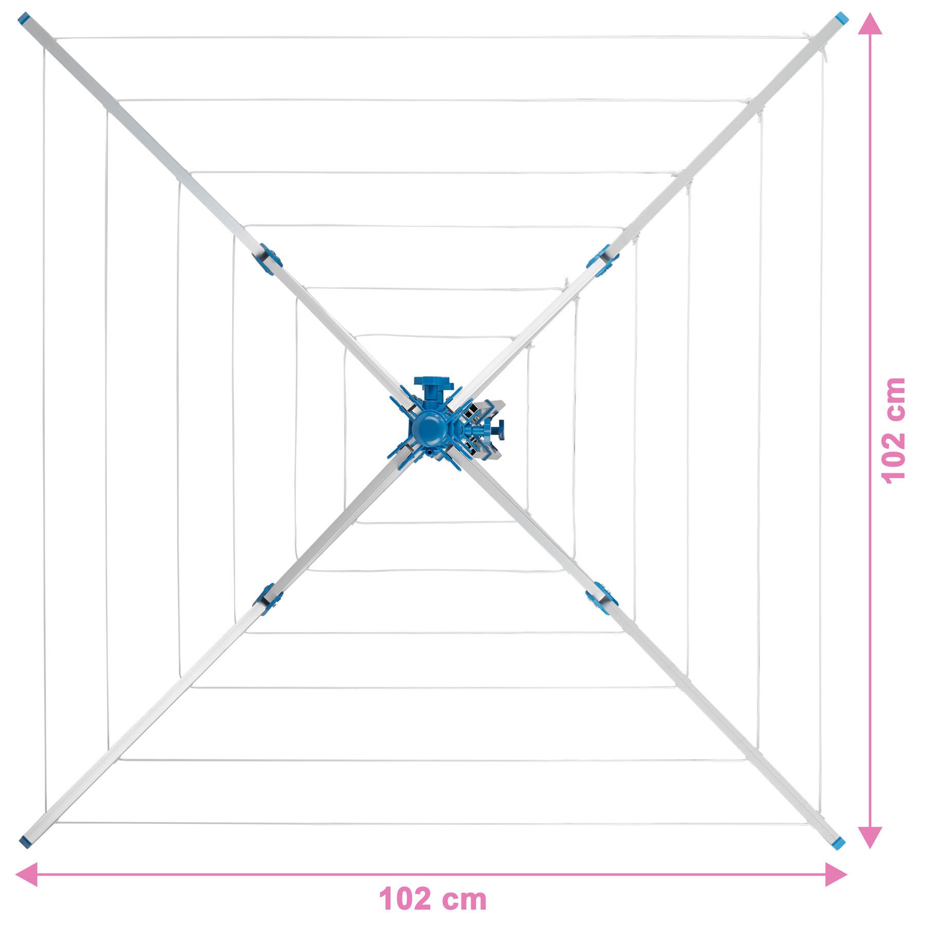 Tectake Mobile Wäschespinne