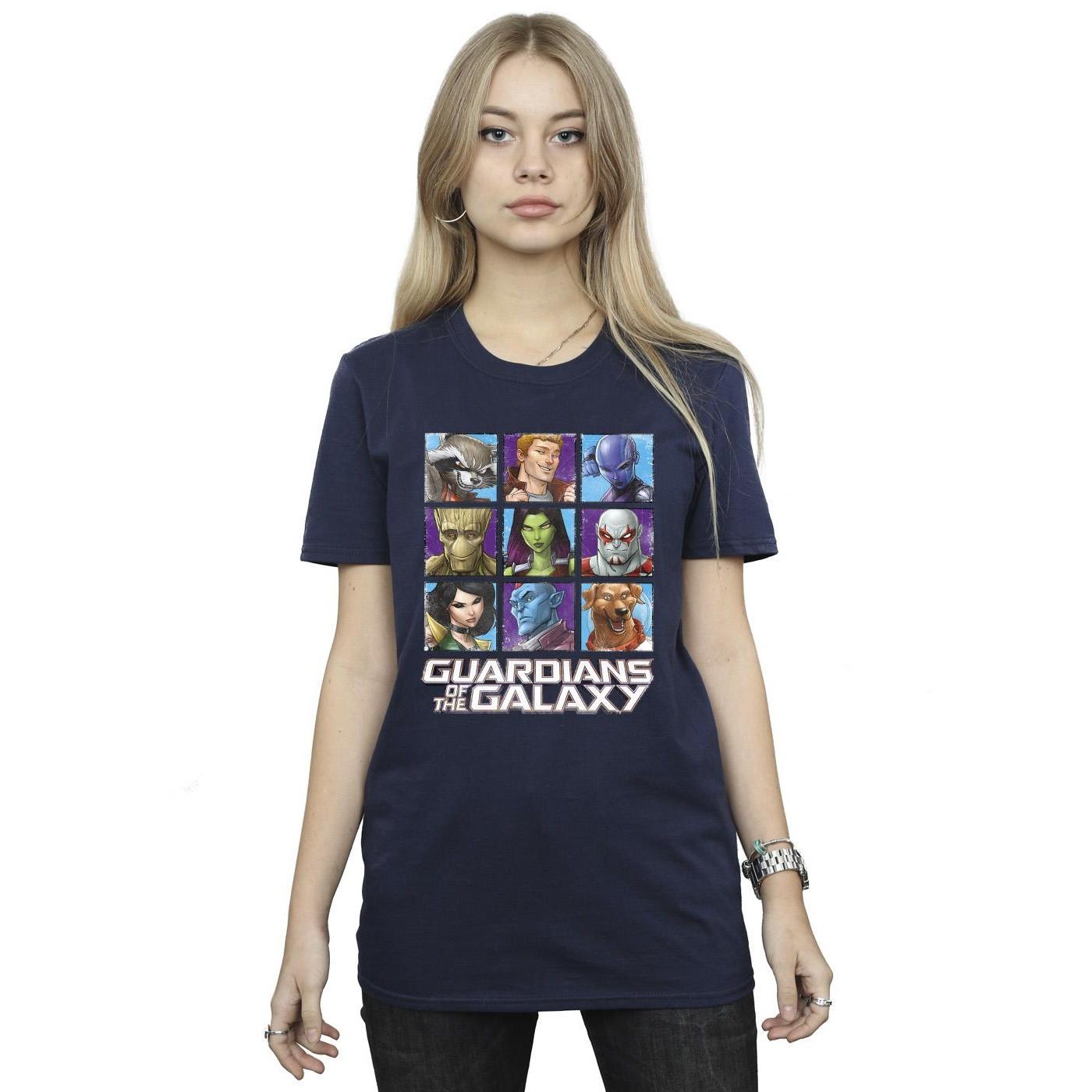 Guardians Of The Galaxy Guardians of the Galaxy Character Grid T-Shirt