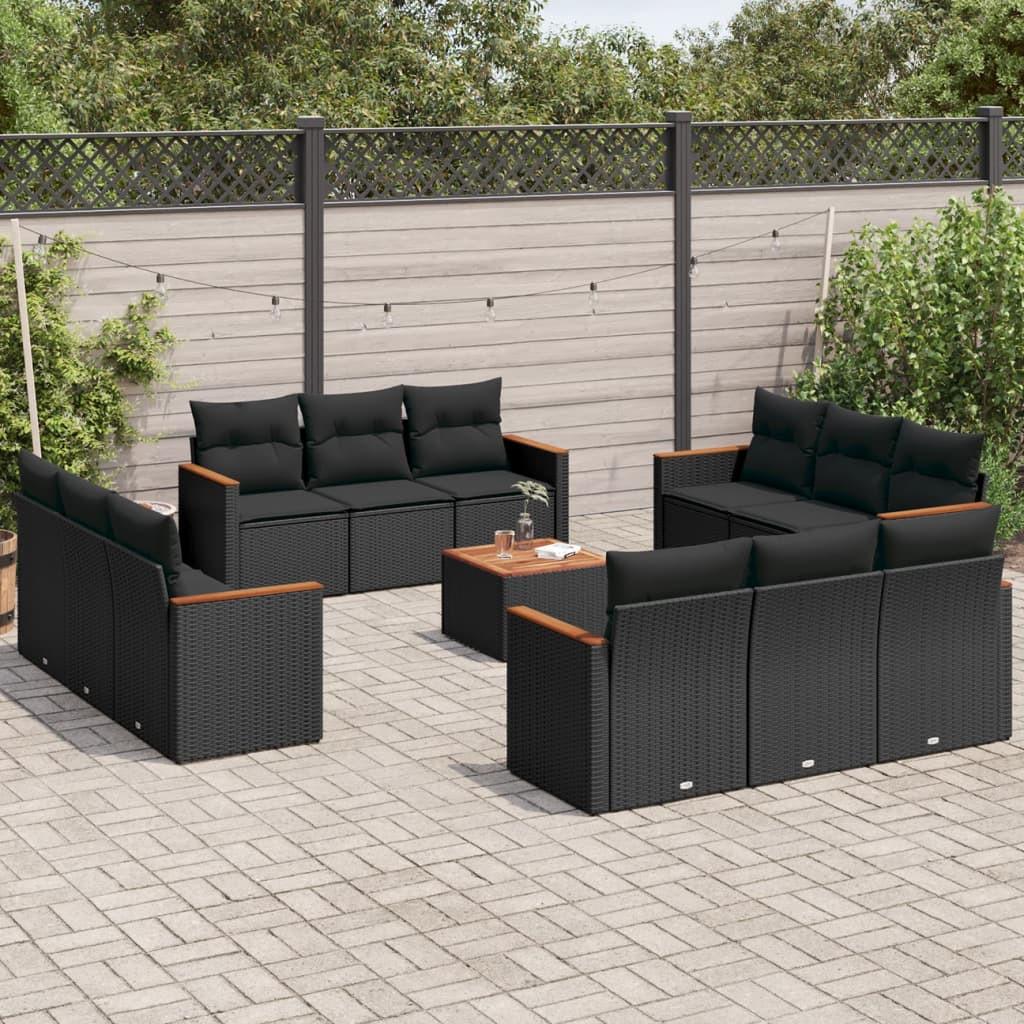 VidaXL Garten sofagarnitur poly-rattan