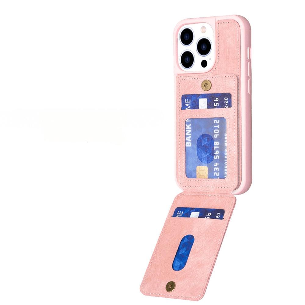 Cover-Discount iPhone 15 Pro - Kickstand Case mit Kartenfächer