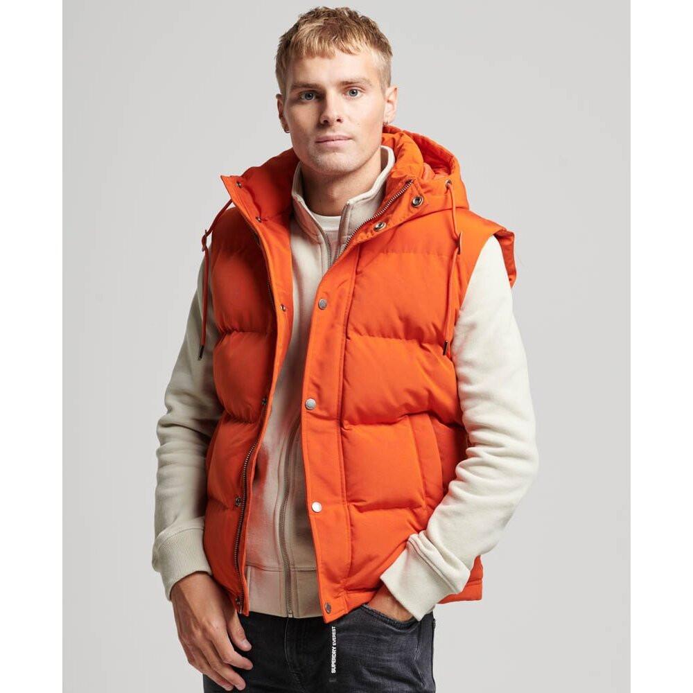 Superdry daunenweste it kapuze everest