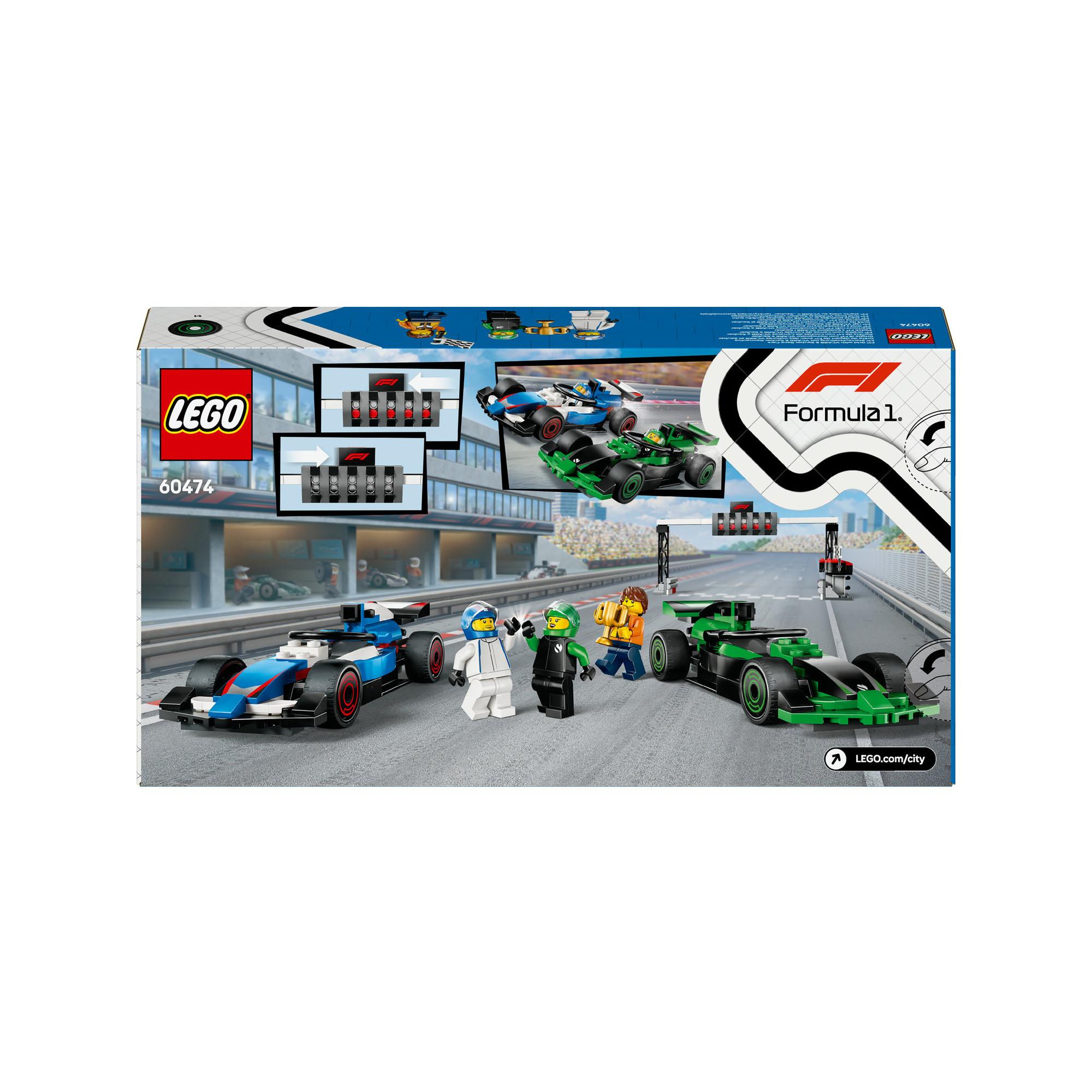 LEGO® 60474 F1® Startaufstellung mit VCARB & Sauber Rennautos