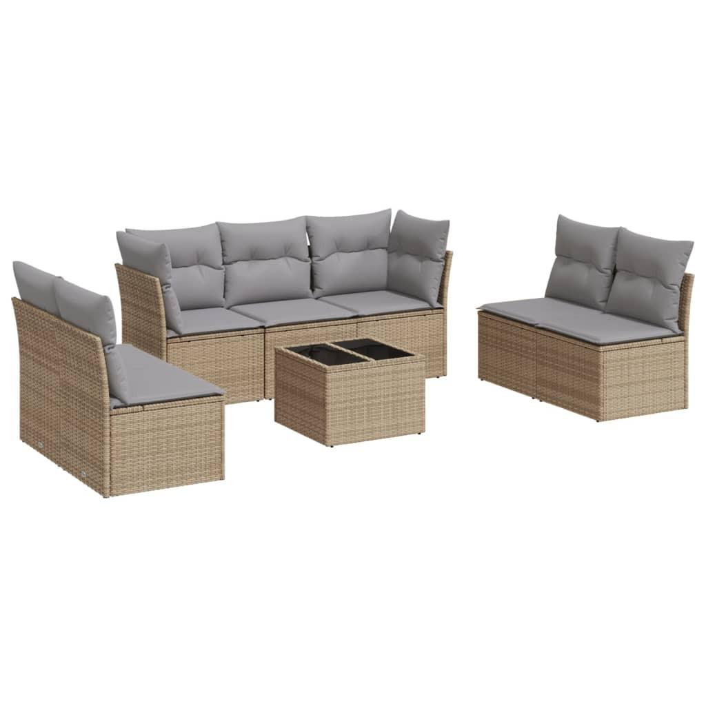 VidaXL Garten sofagarnitur poly-rattan