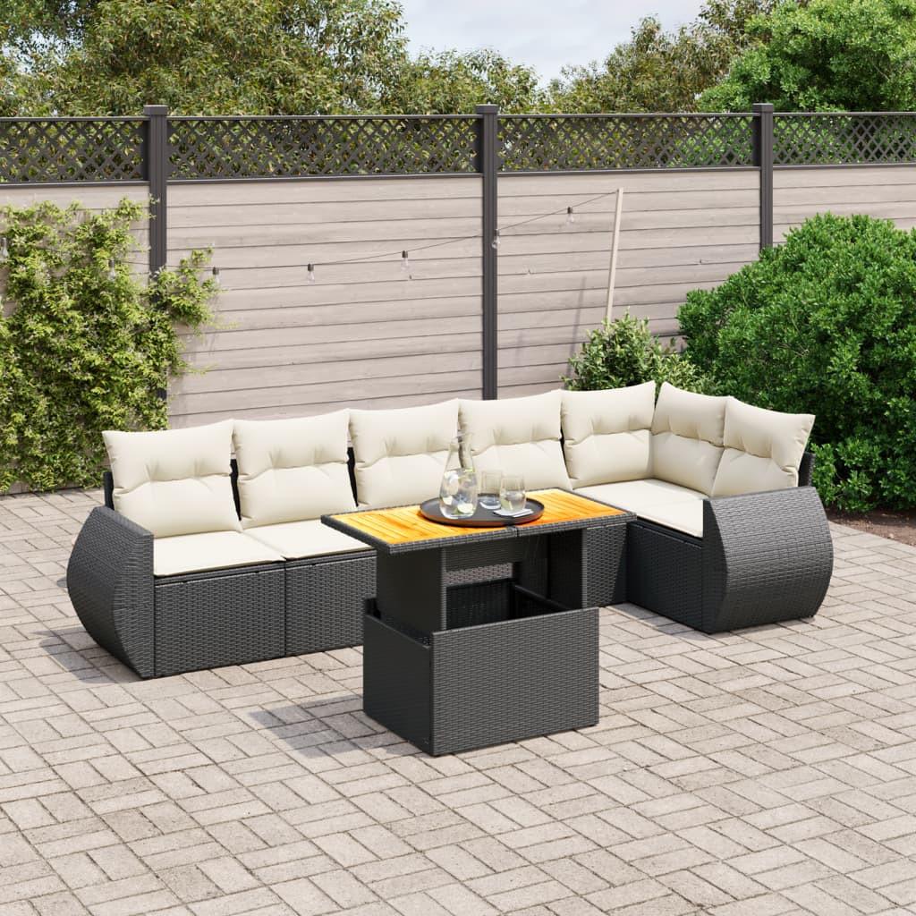 VidaXL Garten sofagarnitur poly-rattan
