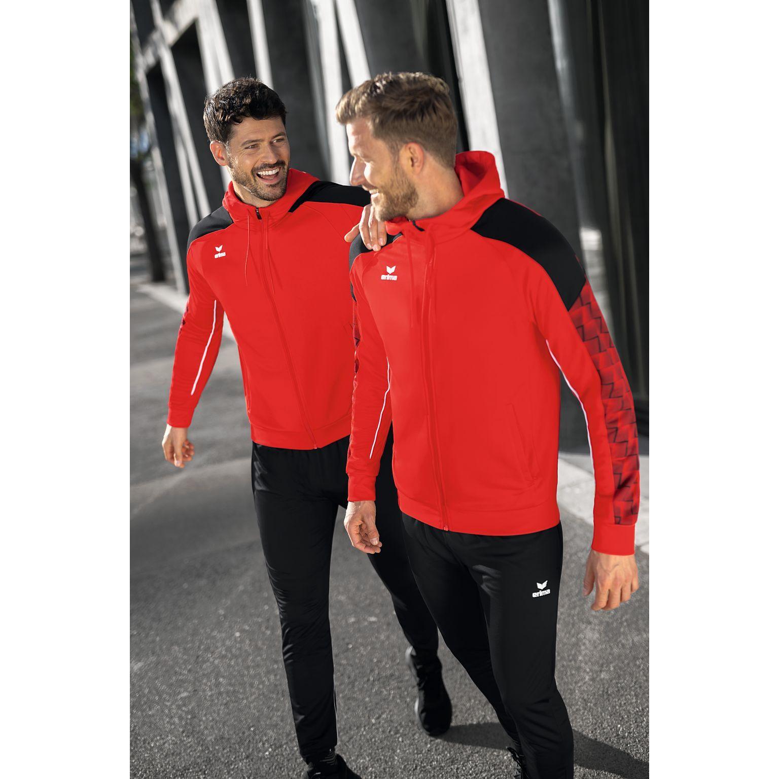 Erima kinder trainingsjacke mit kapuze evo star