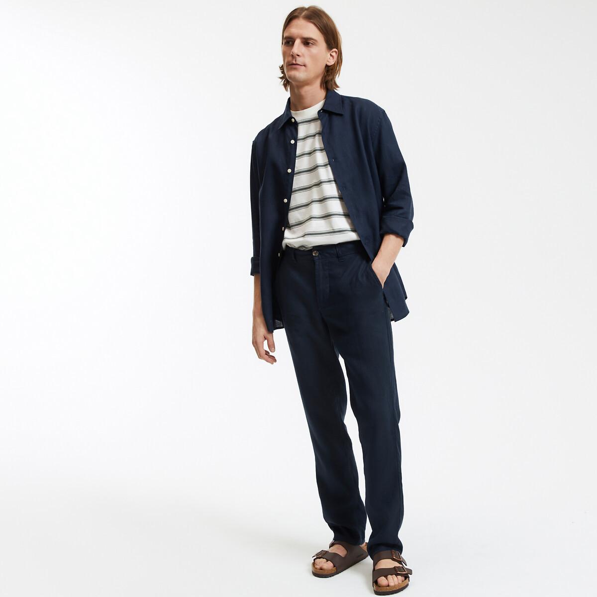 La Redoute Collections Leinen Straight Leg Hose