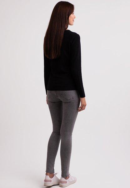 CASH-MERE.CH Seide Kaschmir V-Ausschnitt Pullover