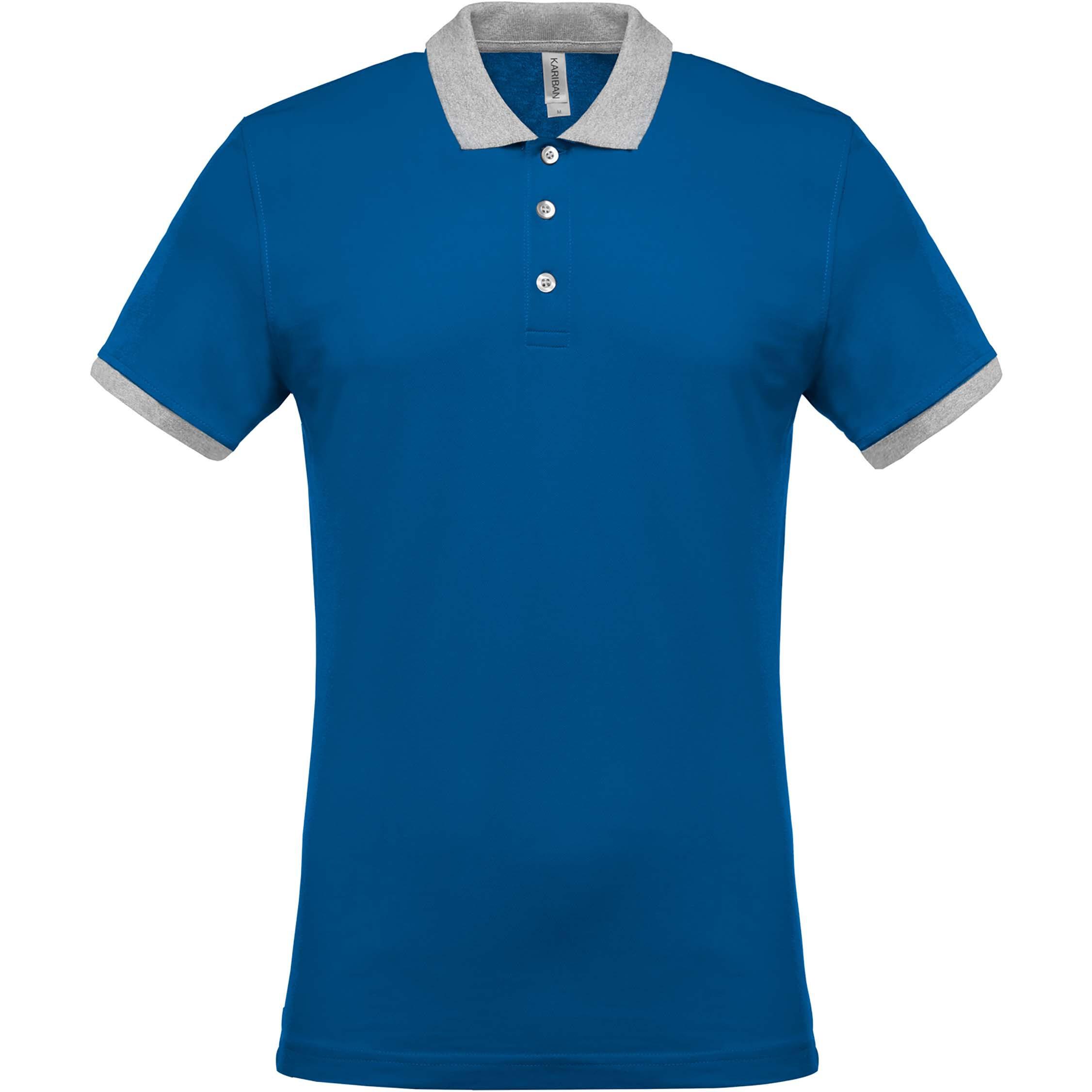 Kariban Mélange Bicolor Piqué Polo Shirt