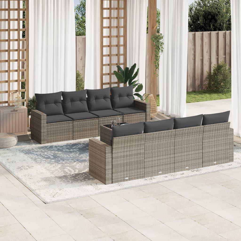 VidaXL Garten sofagarnitur poly-rattan