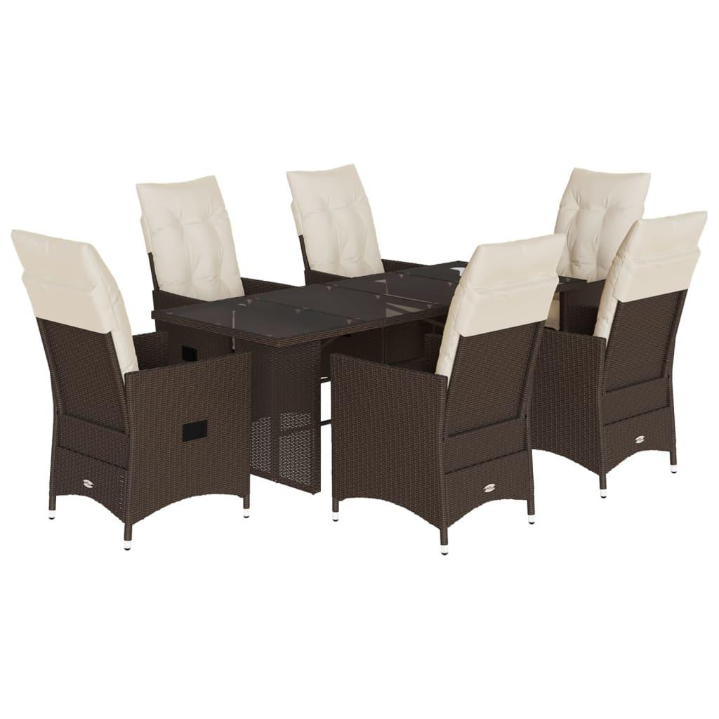 VidaXL Garten essgruppe poly-rattan