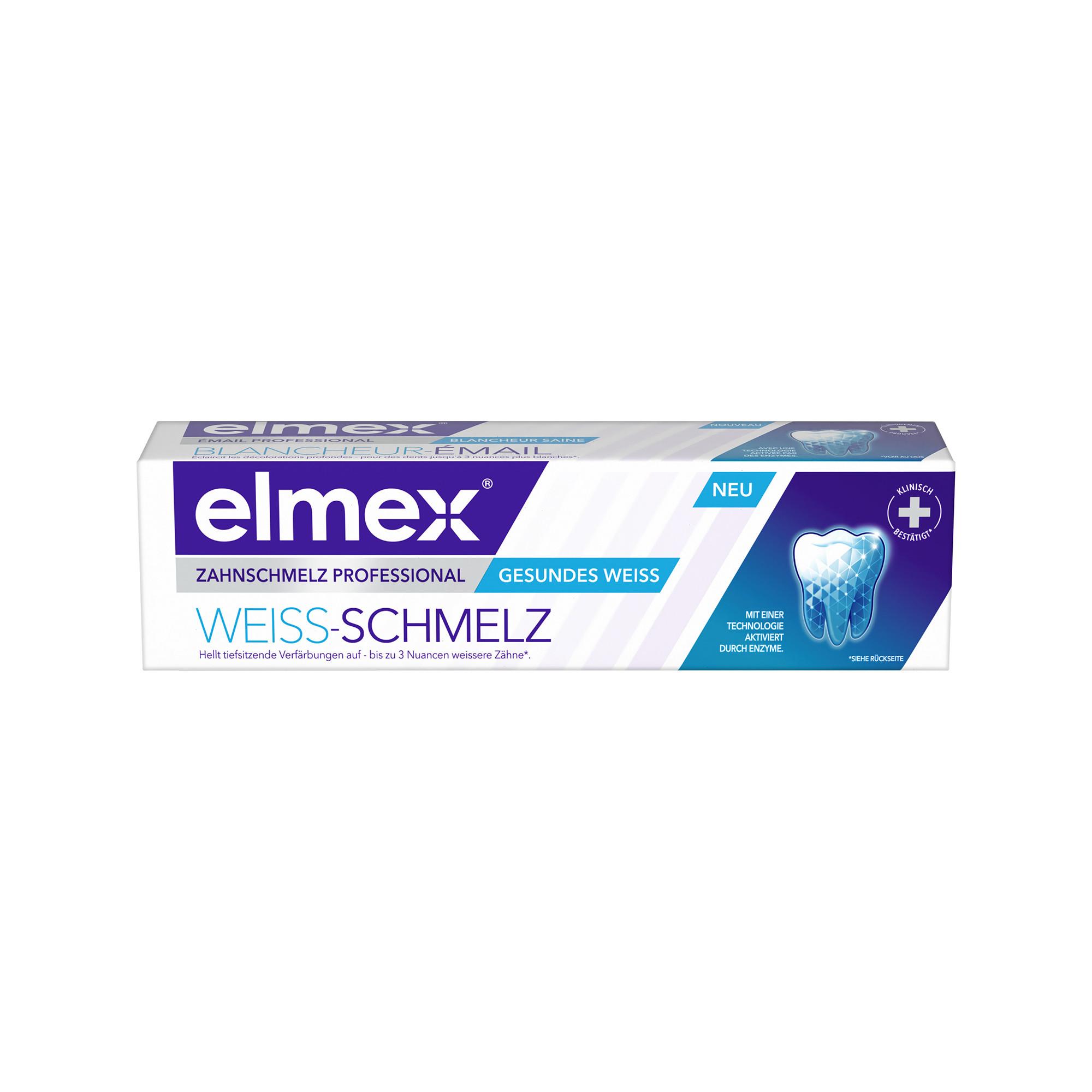 elmex Zahnpasta Zahnschmelz Professional Weiss Schmelz