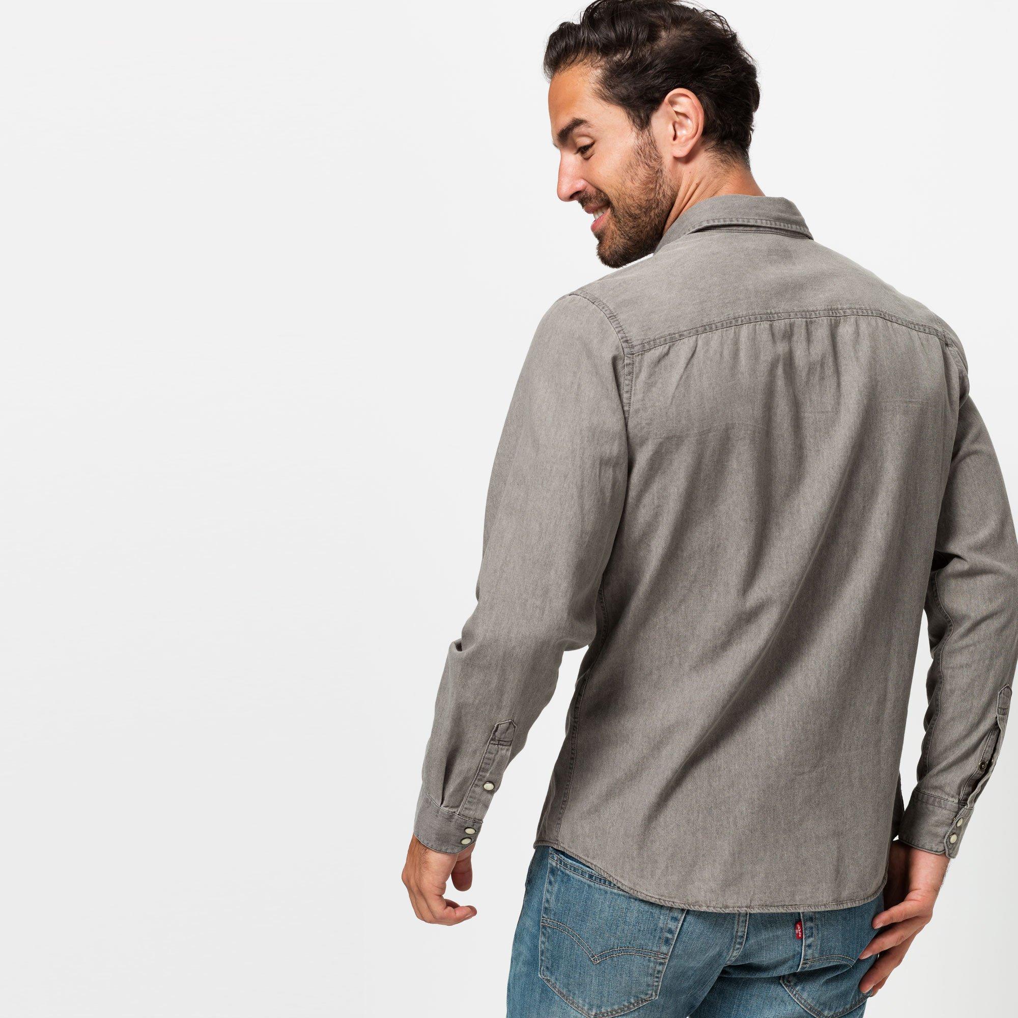 JACK & JONES Langarm Jeanshemd