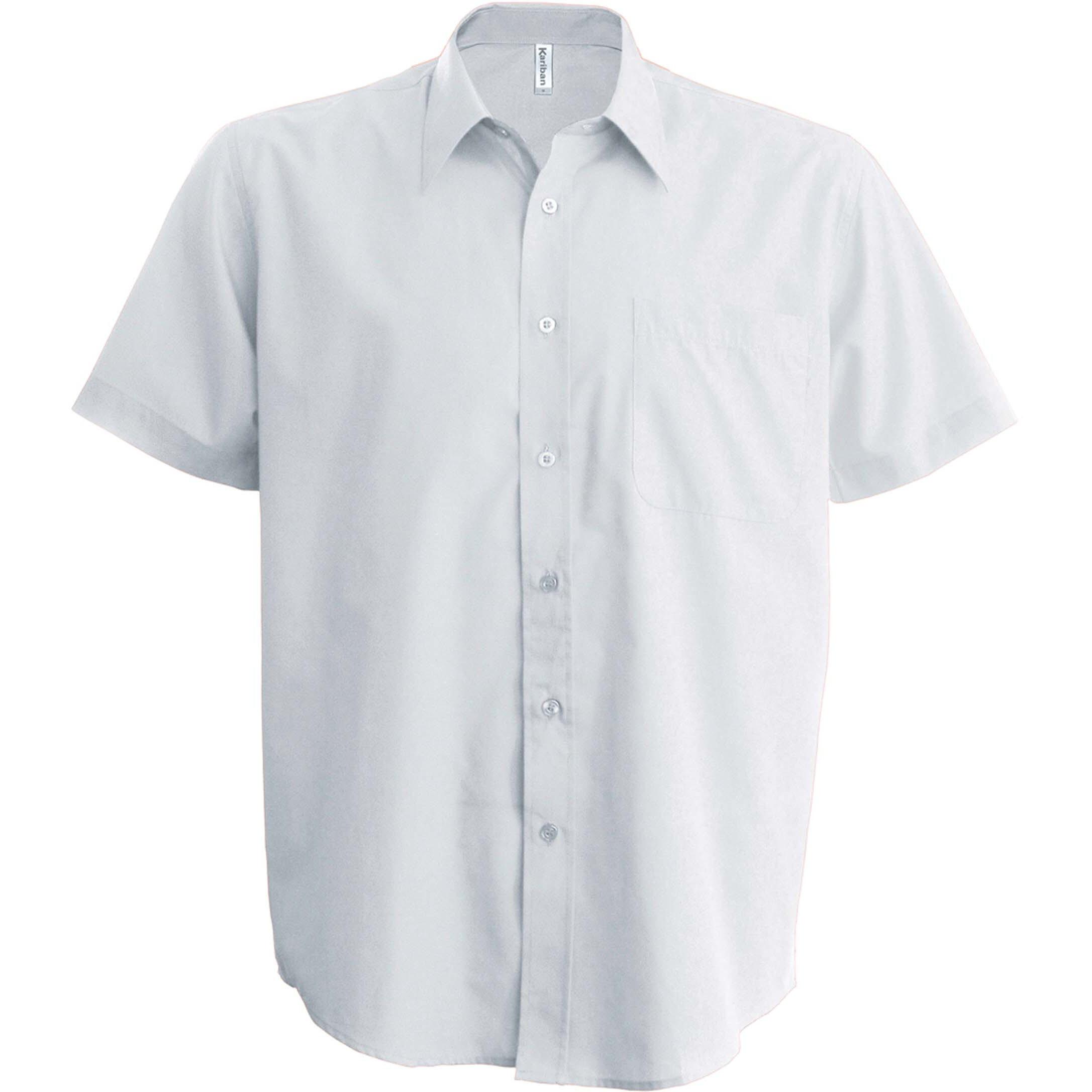 Kariban kindershirt mit kurzen ärmeln popeline